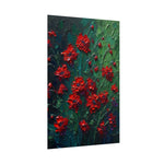 red-wildflowers-poster-print-impasto-oil-painting-look-stretched-wall-art-home-decor-floral-print-gift-for-nature-lover
