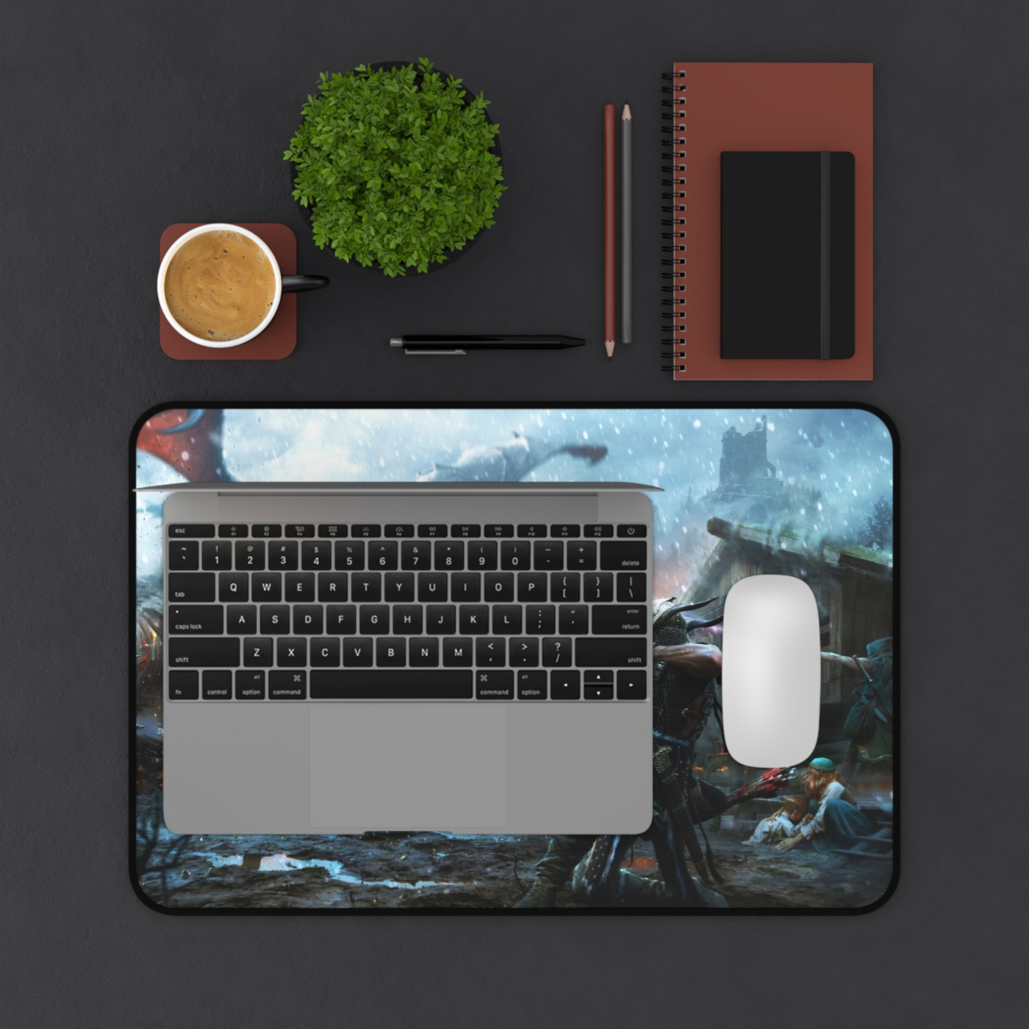 skyrim-deskpad-the-elder-scrolls-mousepad-gaming-deskpad-dragon-and-viking-warrior-desk-decor