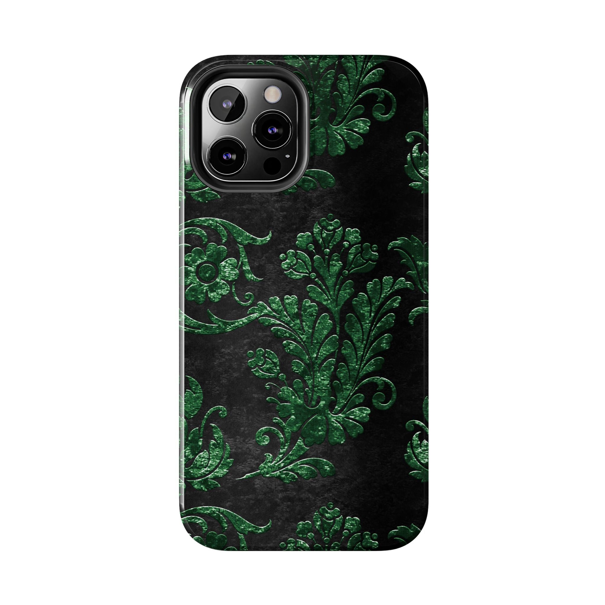 embossed-emerald-velvet-tough-iphone-case-protective-iphone-cover-heavy-duty-iphone-case-rugged-phone-case-durable-smartphone