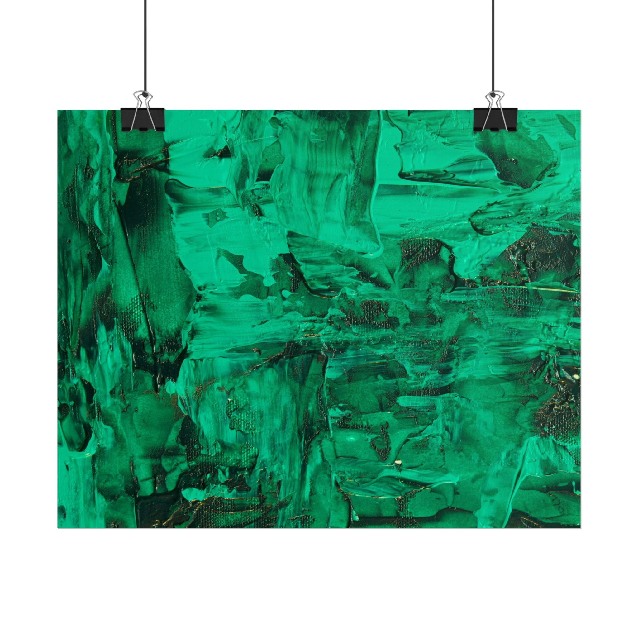 Abstract Green Poster Wall Art, Home Decor, Office Decor, Green Canvas Bedroom, Green Poster Print, Modern Art, Green Wall Decor