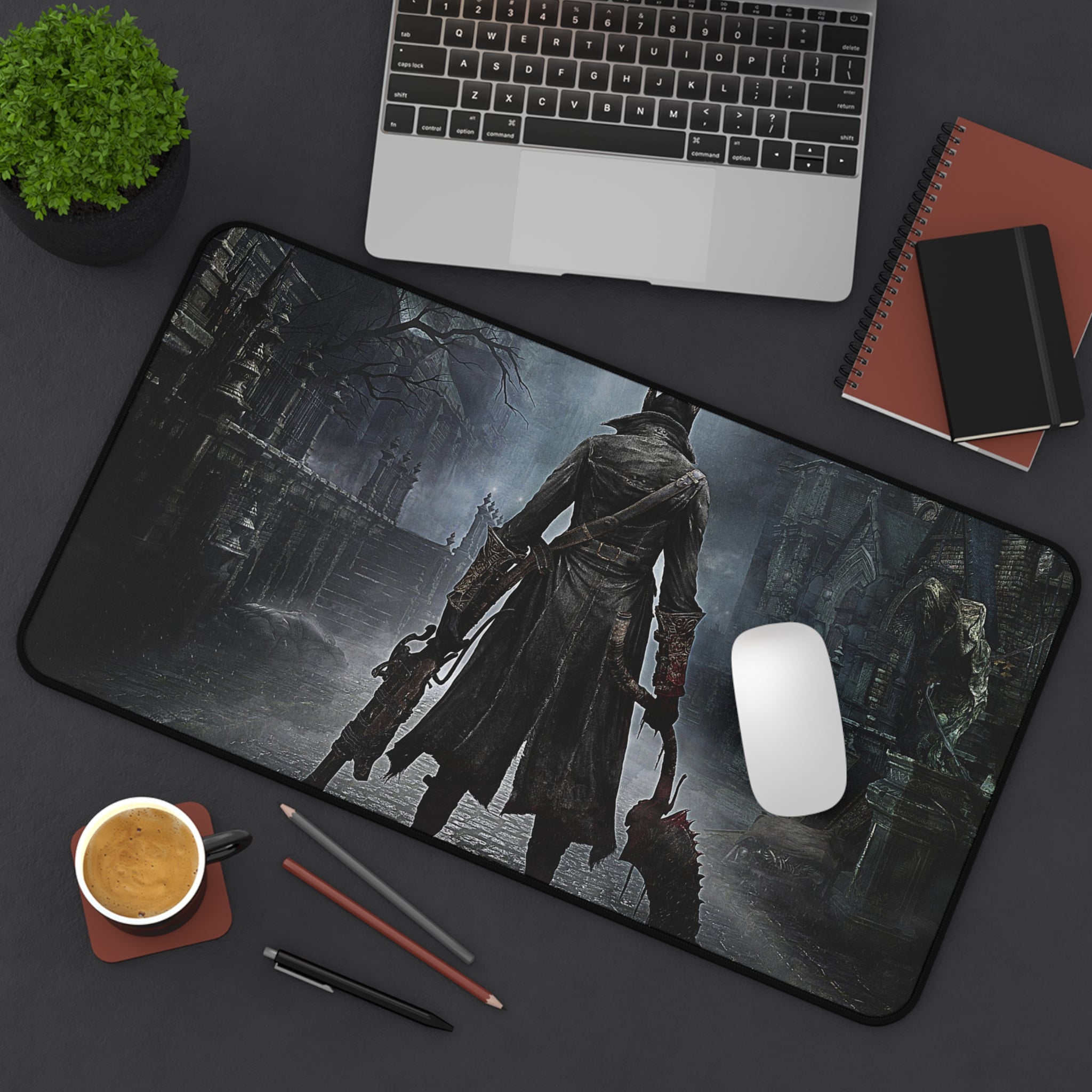bloodborne-mouse-pad-the-hunter-desk-pad-large-gaming-desk-mat-custom-desk-pad-protective-desk-pad