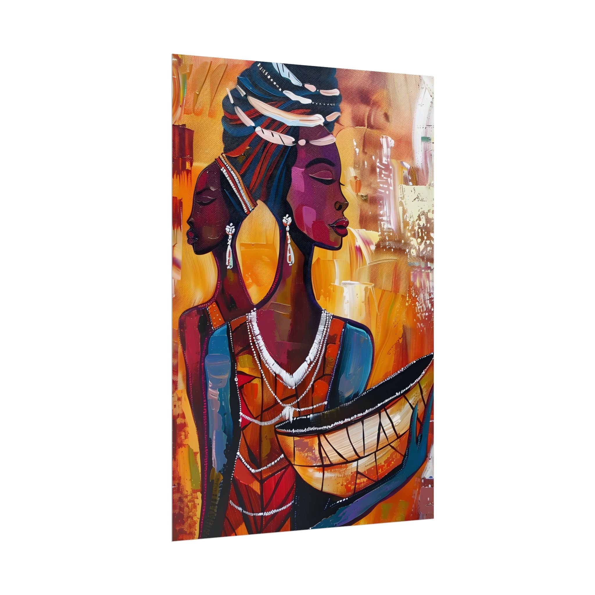 traditional-african-woman-poster-print-african-portrait-afrocentric-home-wall-decor-tribal-art-african-american-art-ethnic-wa