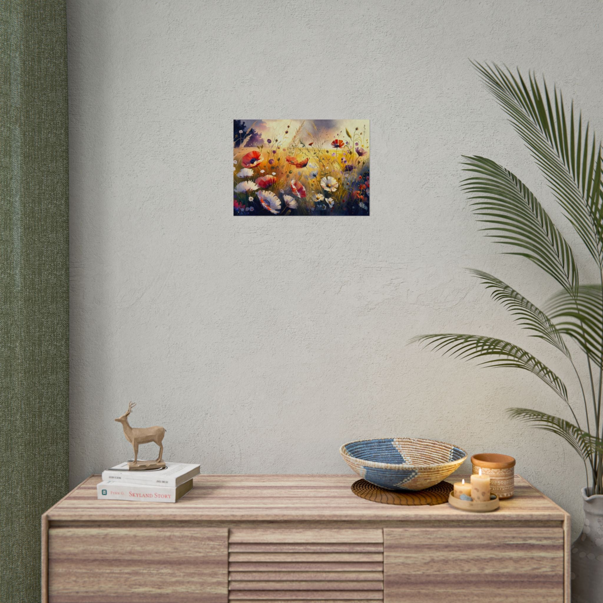 wild-flower-market-poster-wall-decor-floral-home-decor-vintage-botanical-landscape-farm-house-wall-art-field-of-flowers-print