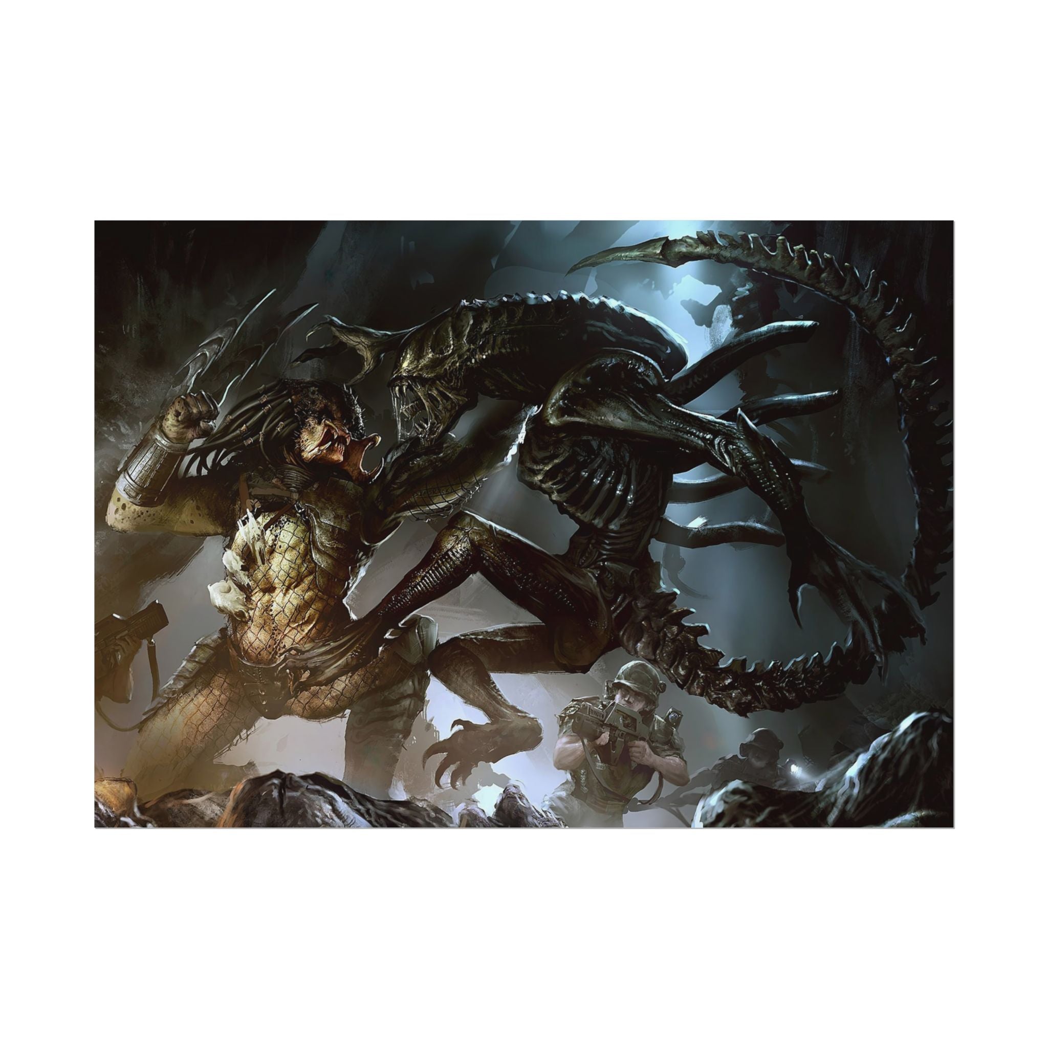 predator-alien-poster-print-xenomorph-si-fi-home-decor-movie-poster-pretador-fantasy-art