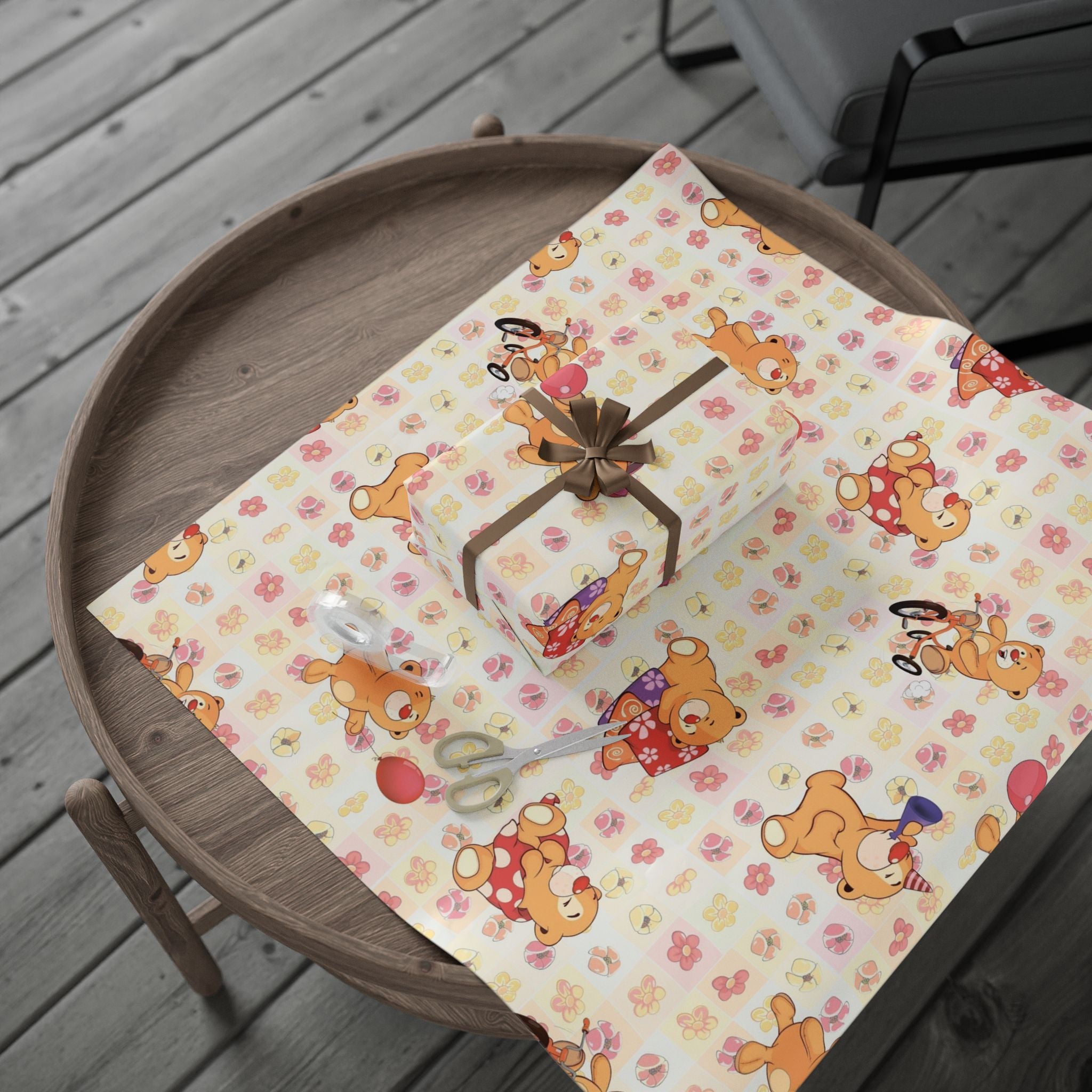 teddy-bear-party-gift-wrap-paper-for-birthdays-and-holidays-32x72-fun-wrapping-sheets-baby-gift-wrap-celebratory