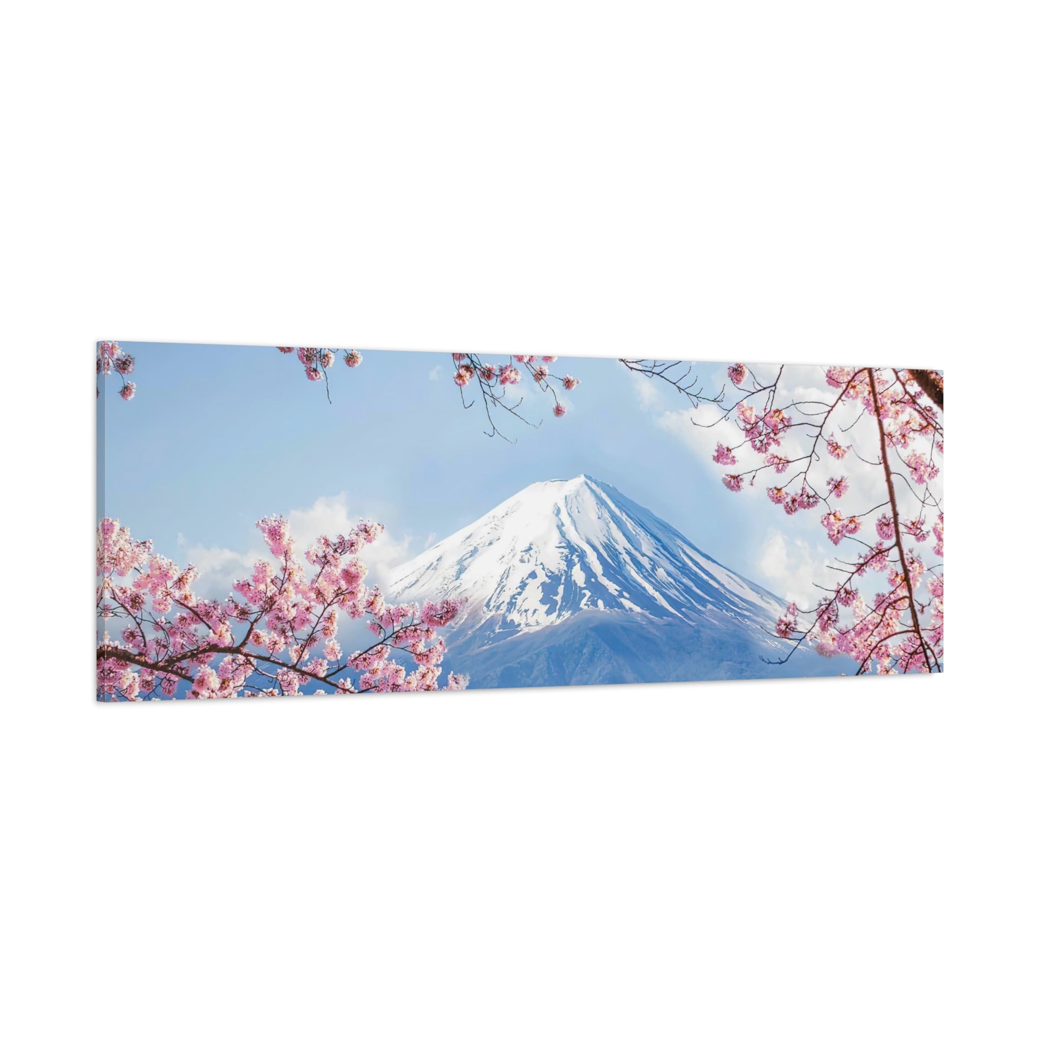 canvas-print-mount-fuji-cherry-blossom-wall-art-scenery-winter-sakura-flower-decor-stretched-matte-japanese-landscape-home-de