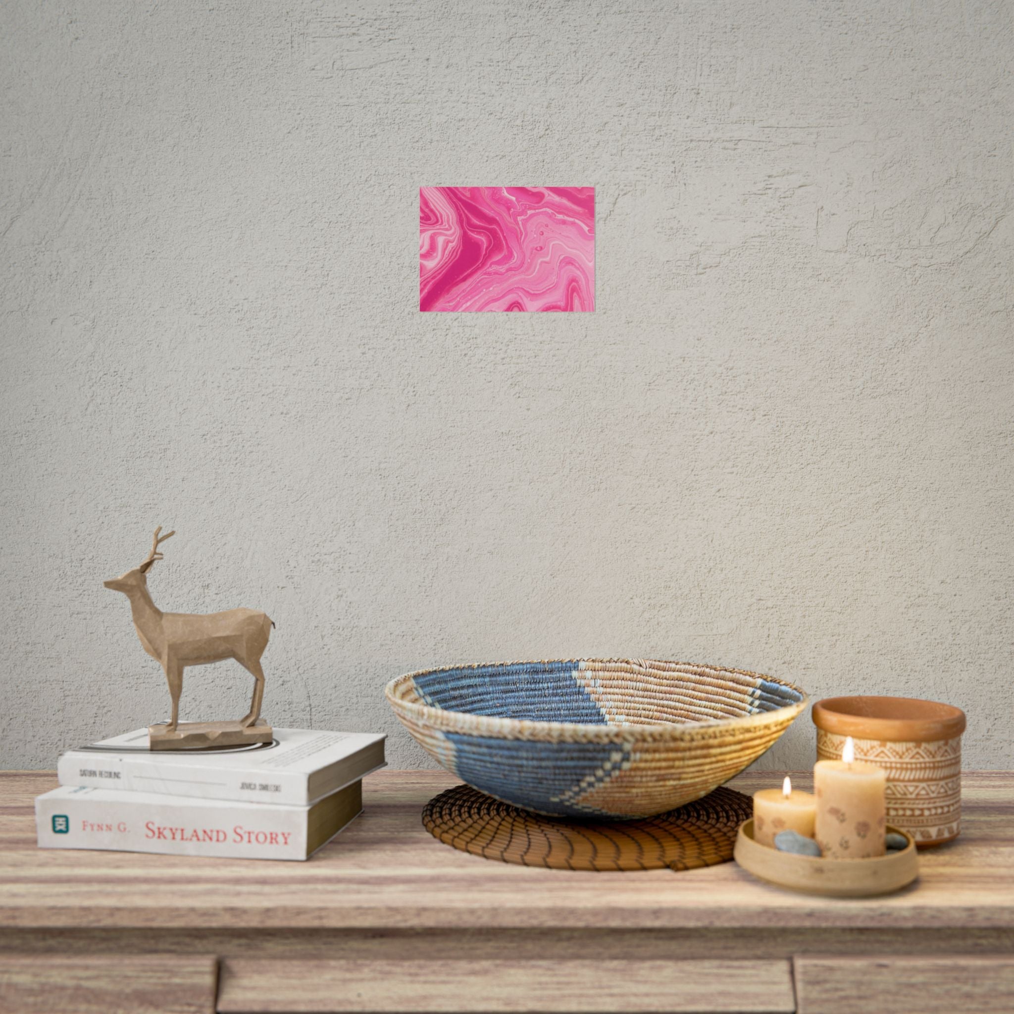 pink-wave-abstract-minimalist-poster-print-pink-decor-pink-poster-wall-art-modern-home-decor-large-wall-art-for-living-room