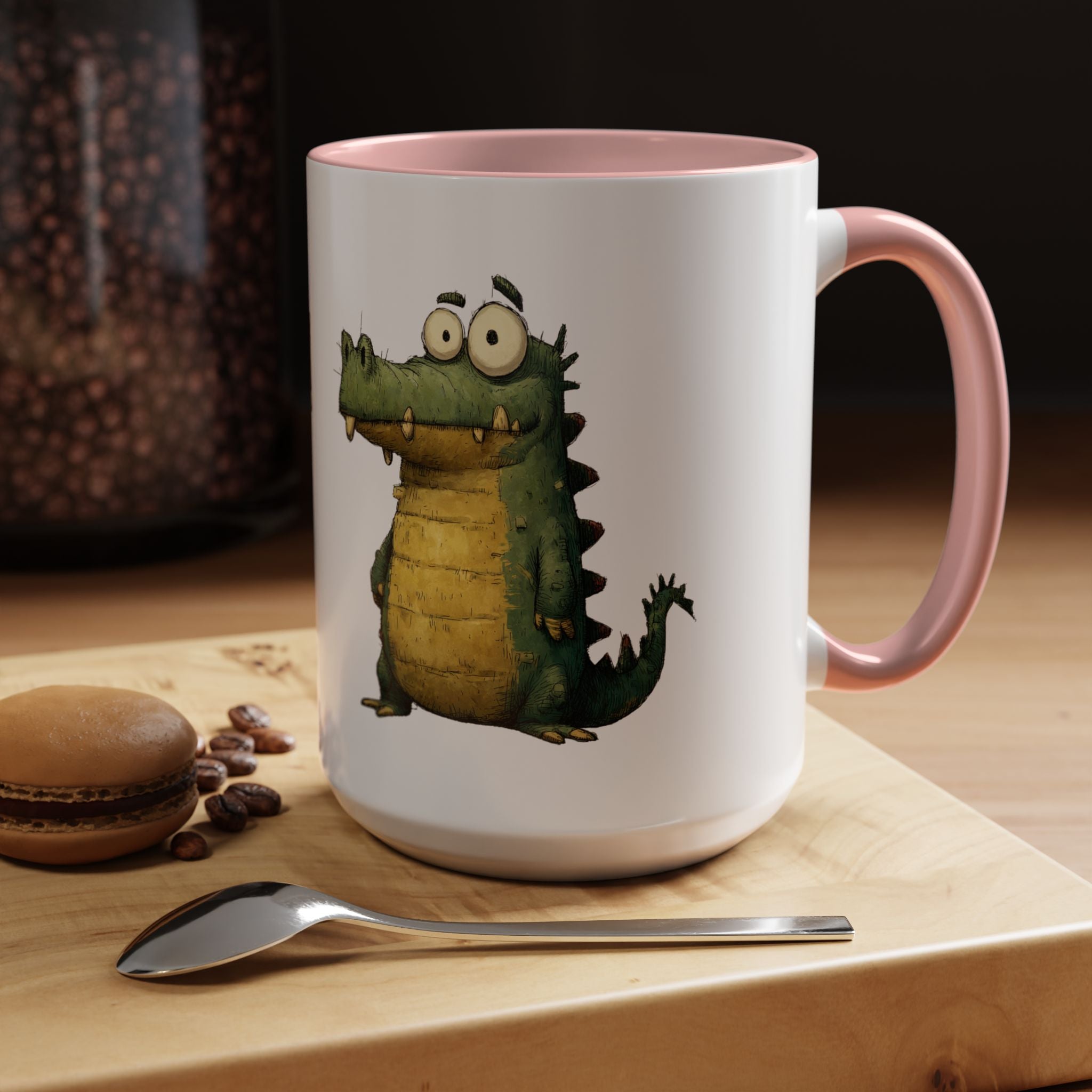 Funny Alligator Accent Coffee Mug | Cute Animal Mug for Nature Lovers, Ideal Gift for Birthdays, Holidays, Home Decor
