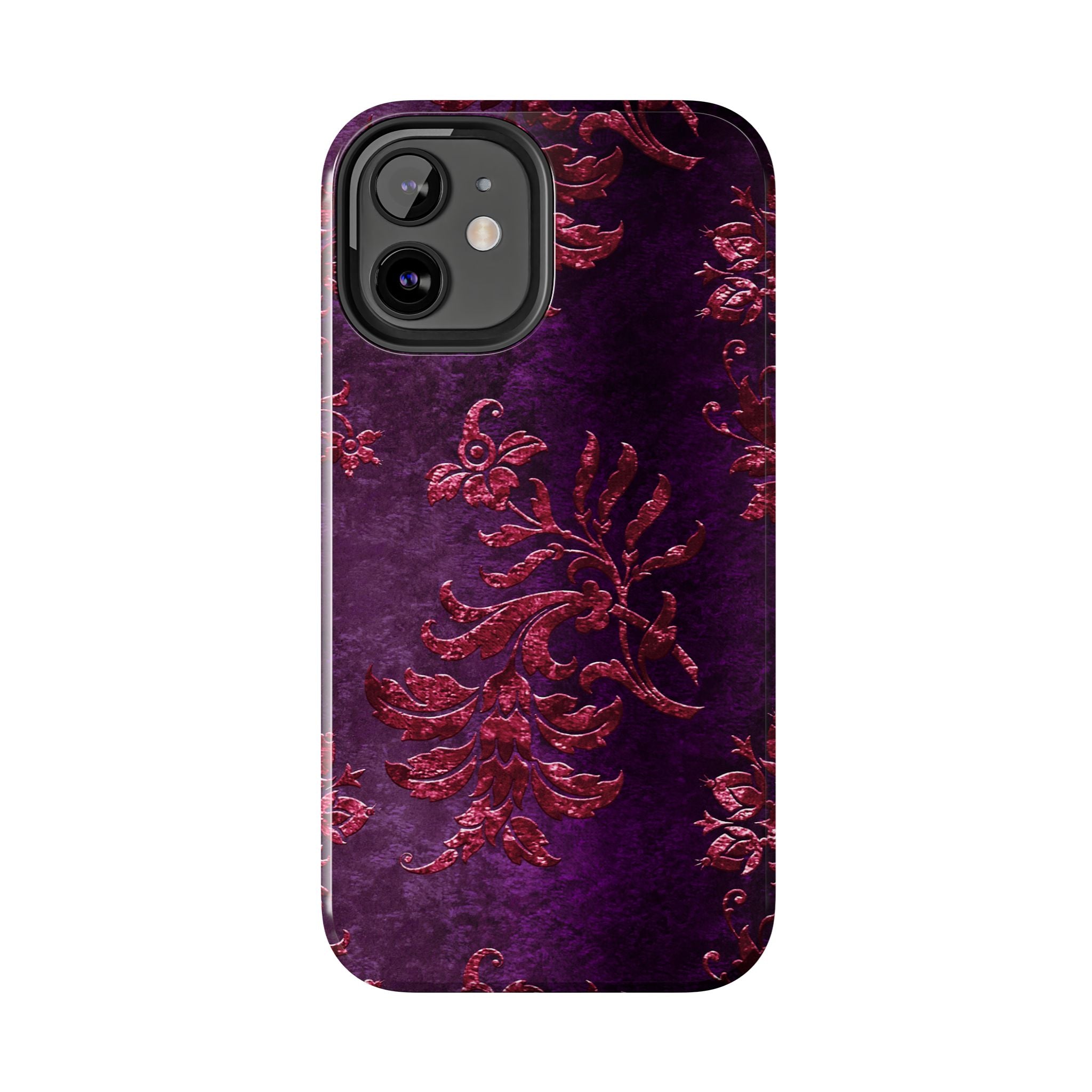 embossed-burgundy-velvet-tough-iphone-case-protective-iphone-cover-heavy-duty-iphone-case-rugged-phone-case-durable-smartphon