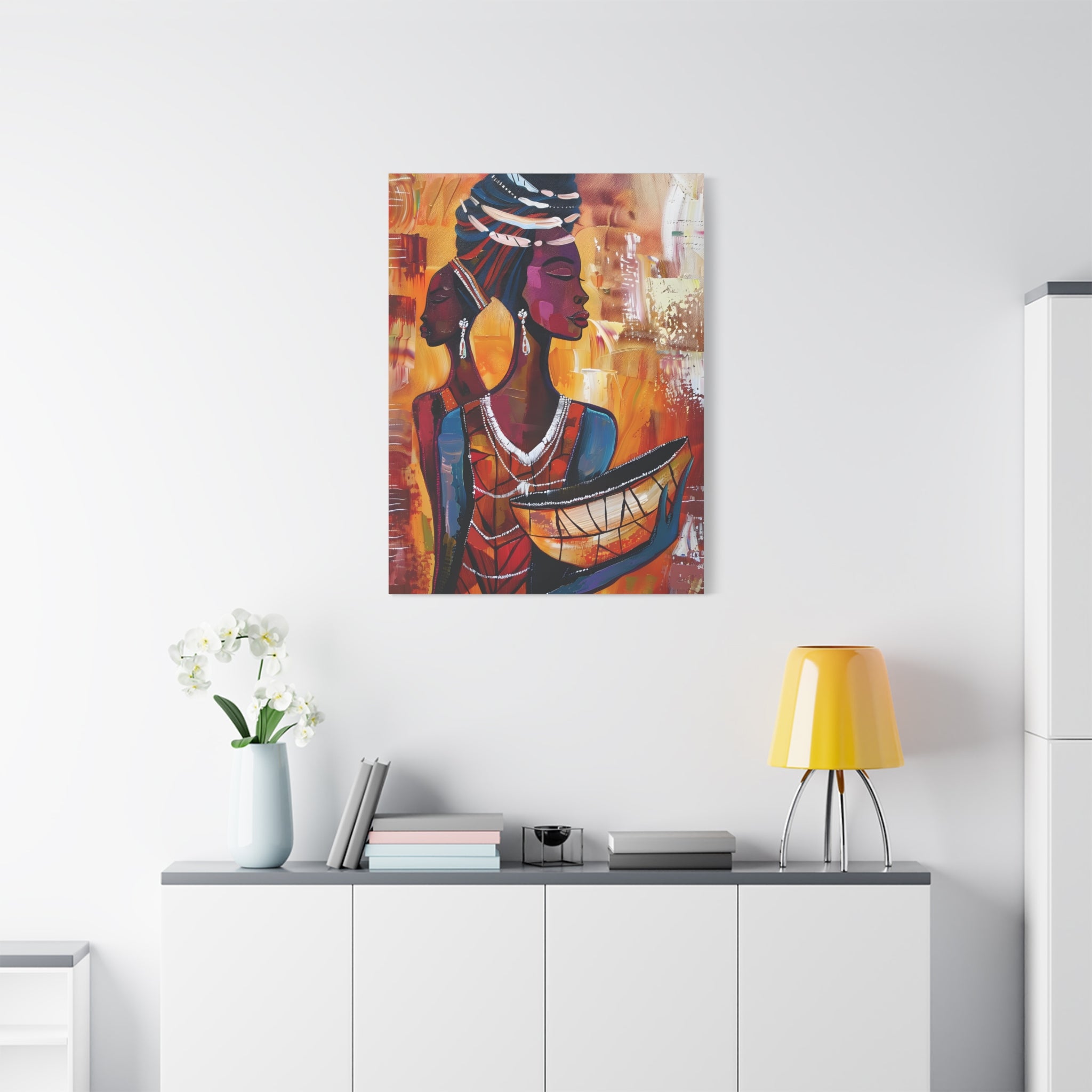 canvas-wall-art-traditional-african-woman-african-portrait-afrocentric-home-decor-tribal-art-african-american-art-ethnic-wall