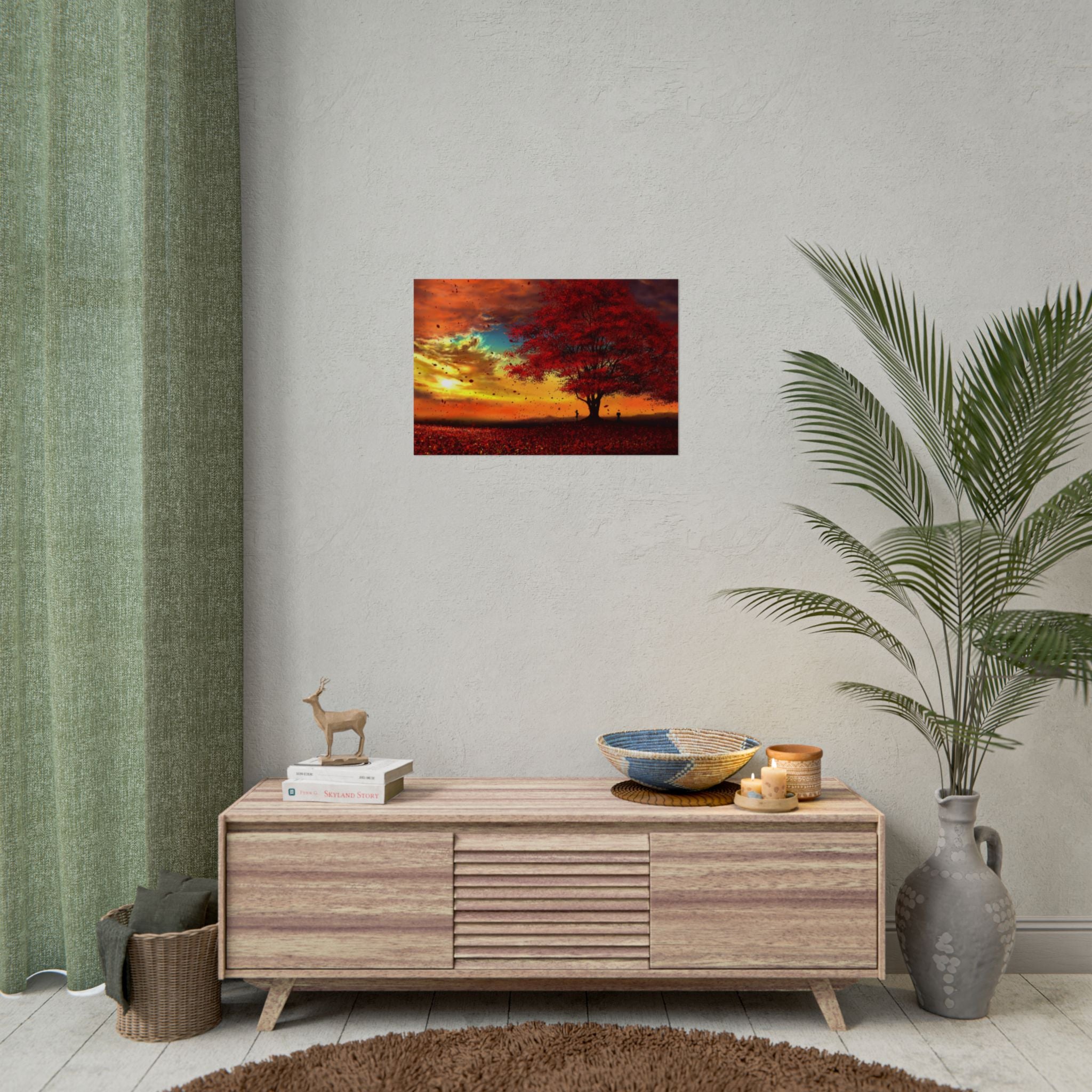 sunset-scenery-autumn-poster-print-wall-art-decor-home-decoration-nature-artwork-gift-idea-wall-hanging