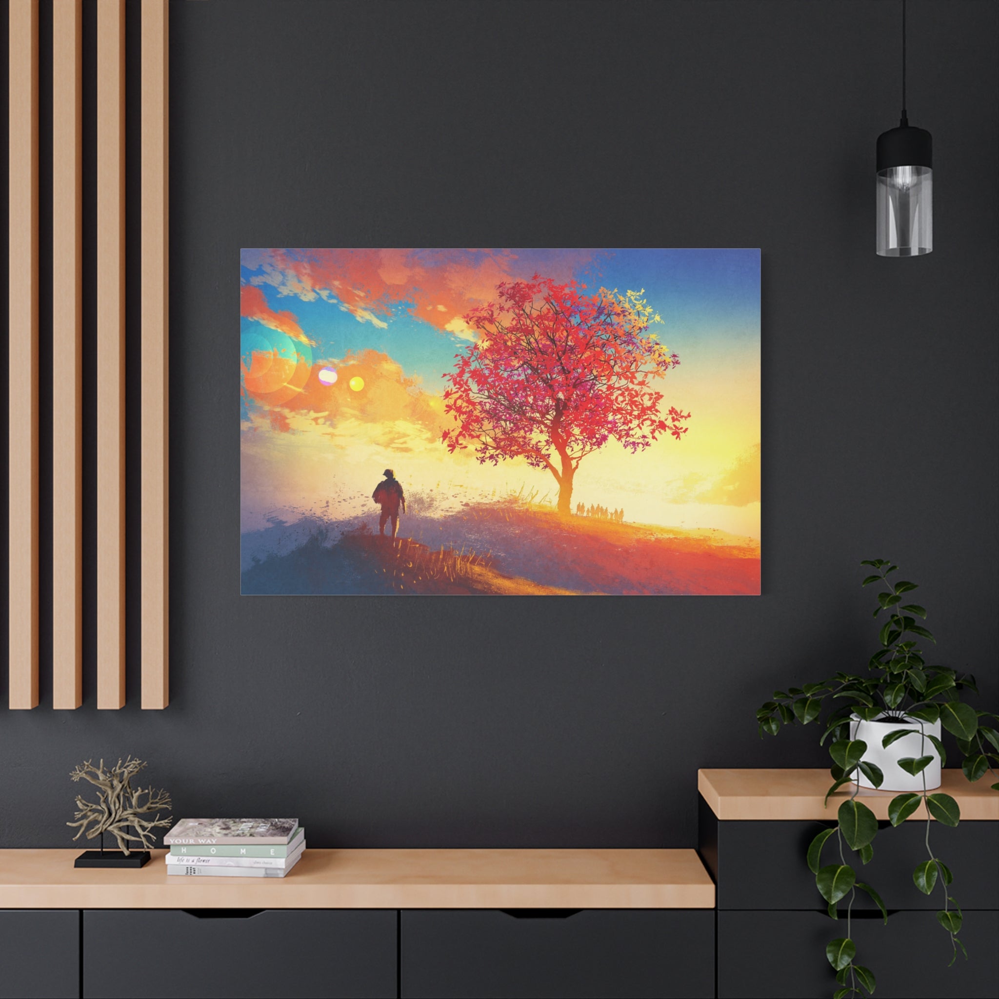 fall-canvas-wall-art-fall-sunset-tree-print-stretched-matte-canvas-home-decor-autumn-decor-gift-for-nature-lovers