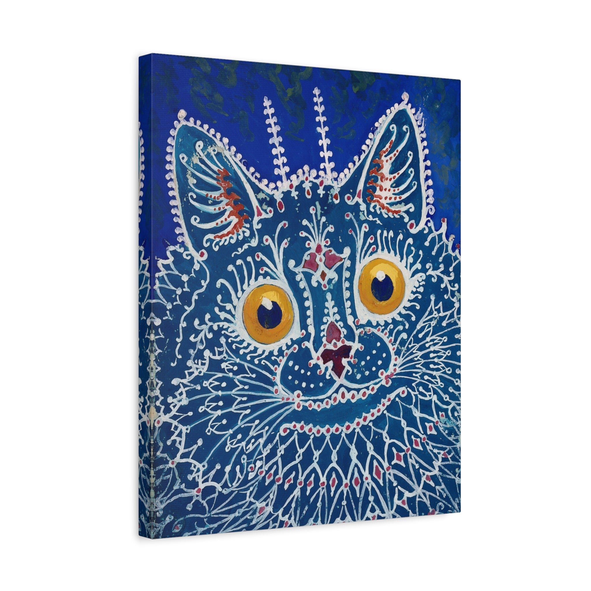 canvas-print-louis-wain-cat-gothic-style-gouache-art-large-wall-decor-matte-stretched-home-office-decoration-unique-cat-print
