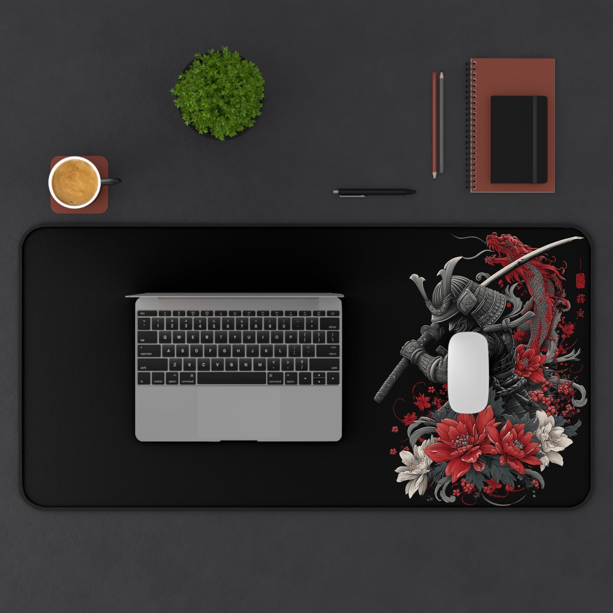 samurai-warrior-mouse-pad-japanese-katana-samurai-warrior-desk-mat-elegant-design-japanese-anime-samurai-desk-pad