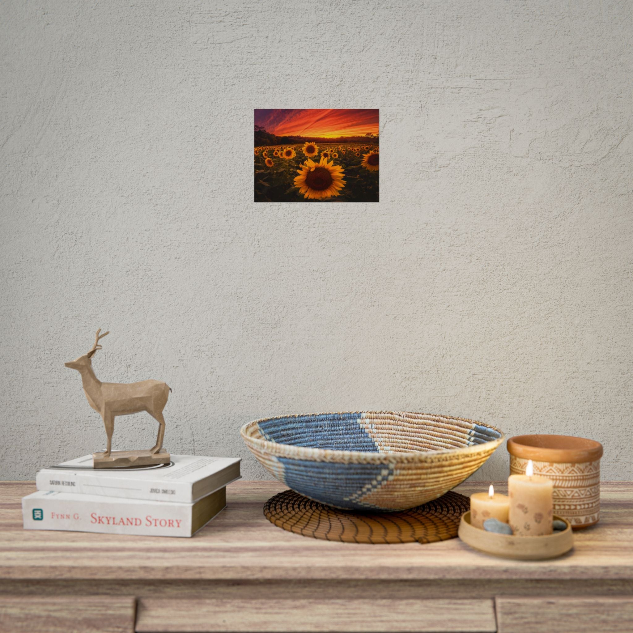 sun-flower-poster-print-sunset-wall-art-decor-home-decor-nature-art-floral-print-gift-for-nature-lovers-farmhouse-wall-decor