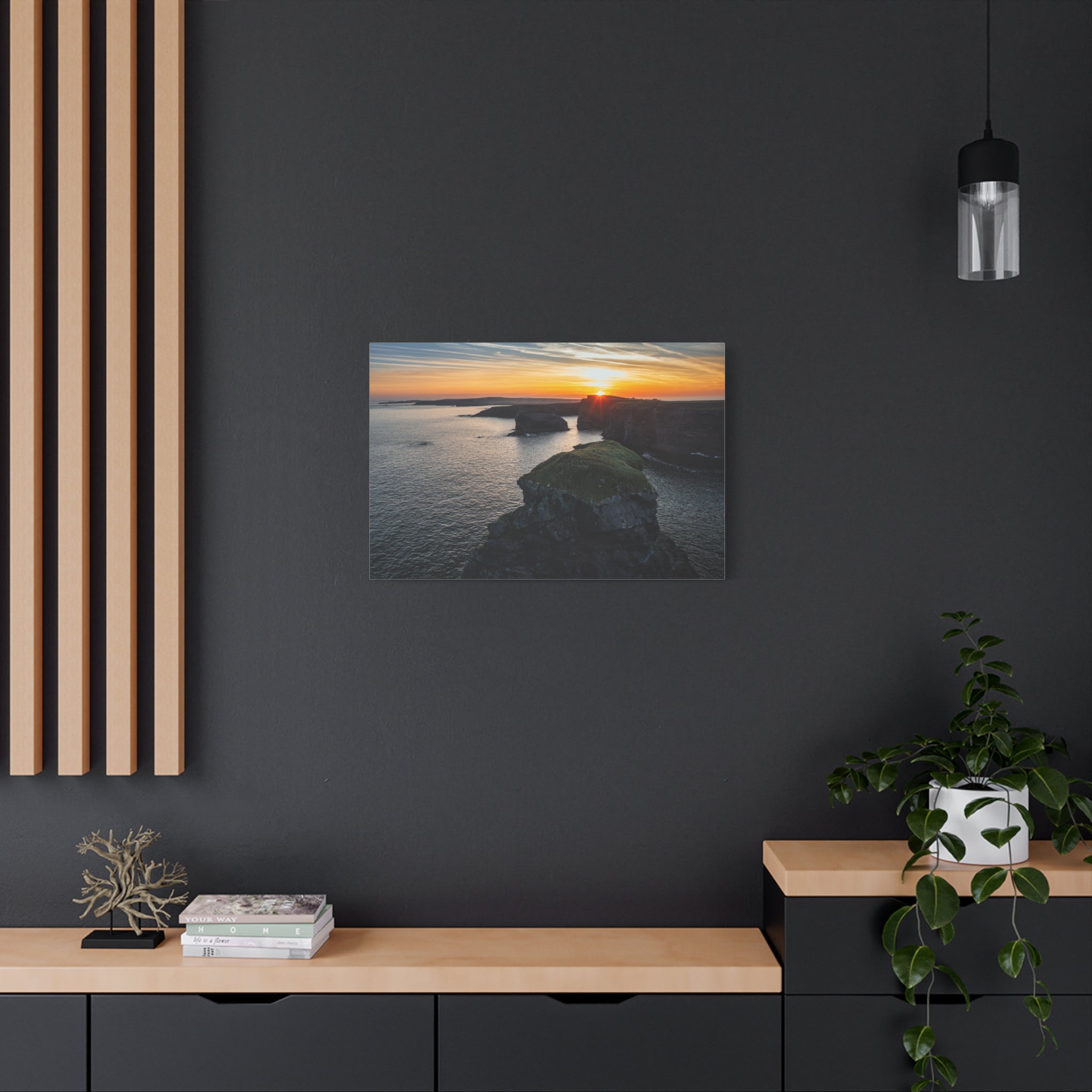 canvas-print-irish-landscape-wall-art-ocean-cliff-decor-stretched-matte-canvas-landscape-large-print-sunset-decor