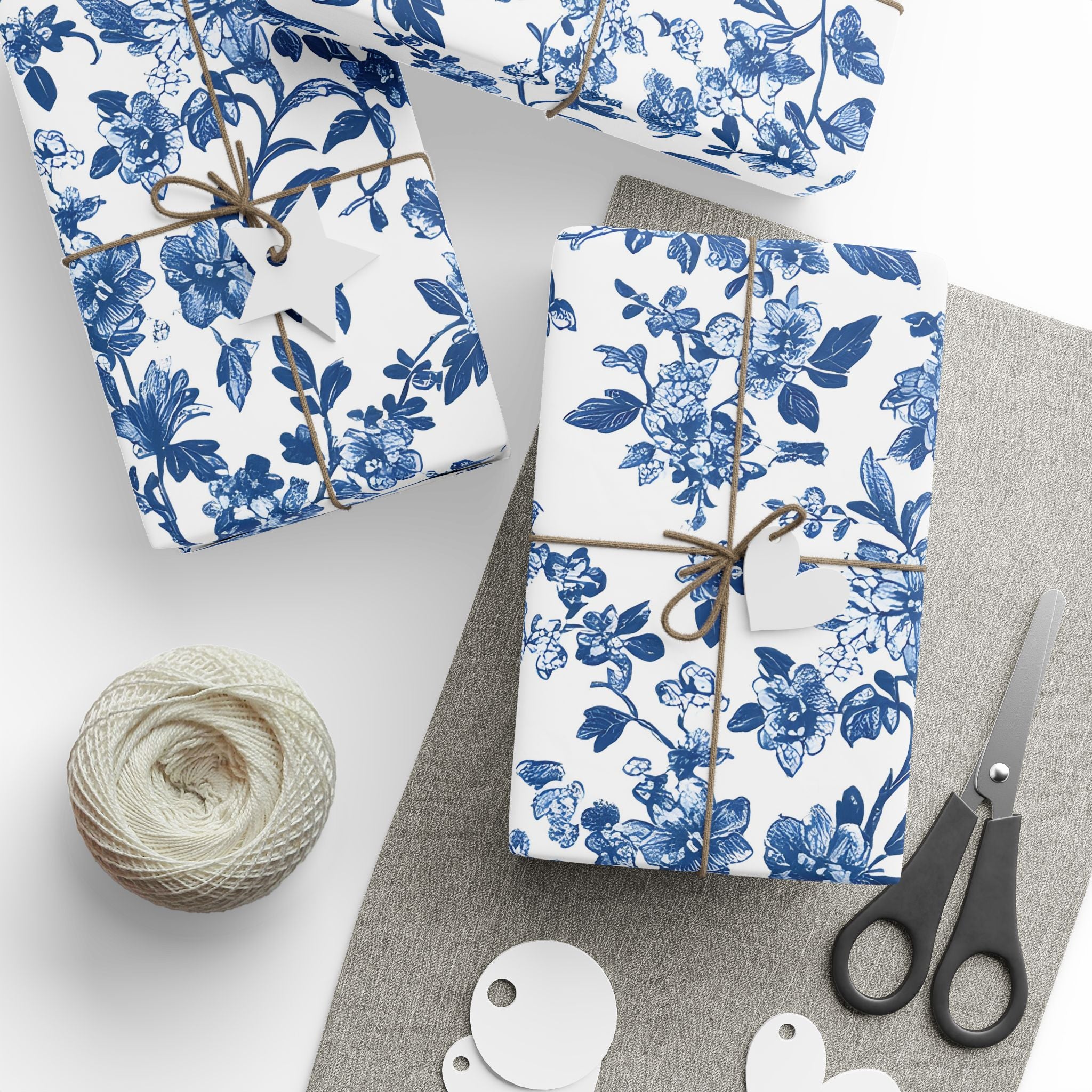 wrapping-papers-blue-french-toile-floral-elegant-gift-wrap-holiday-gift-wrap-birthday-wrapping-paper-wedding-gift-wrap-christ