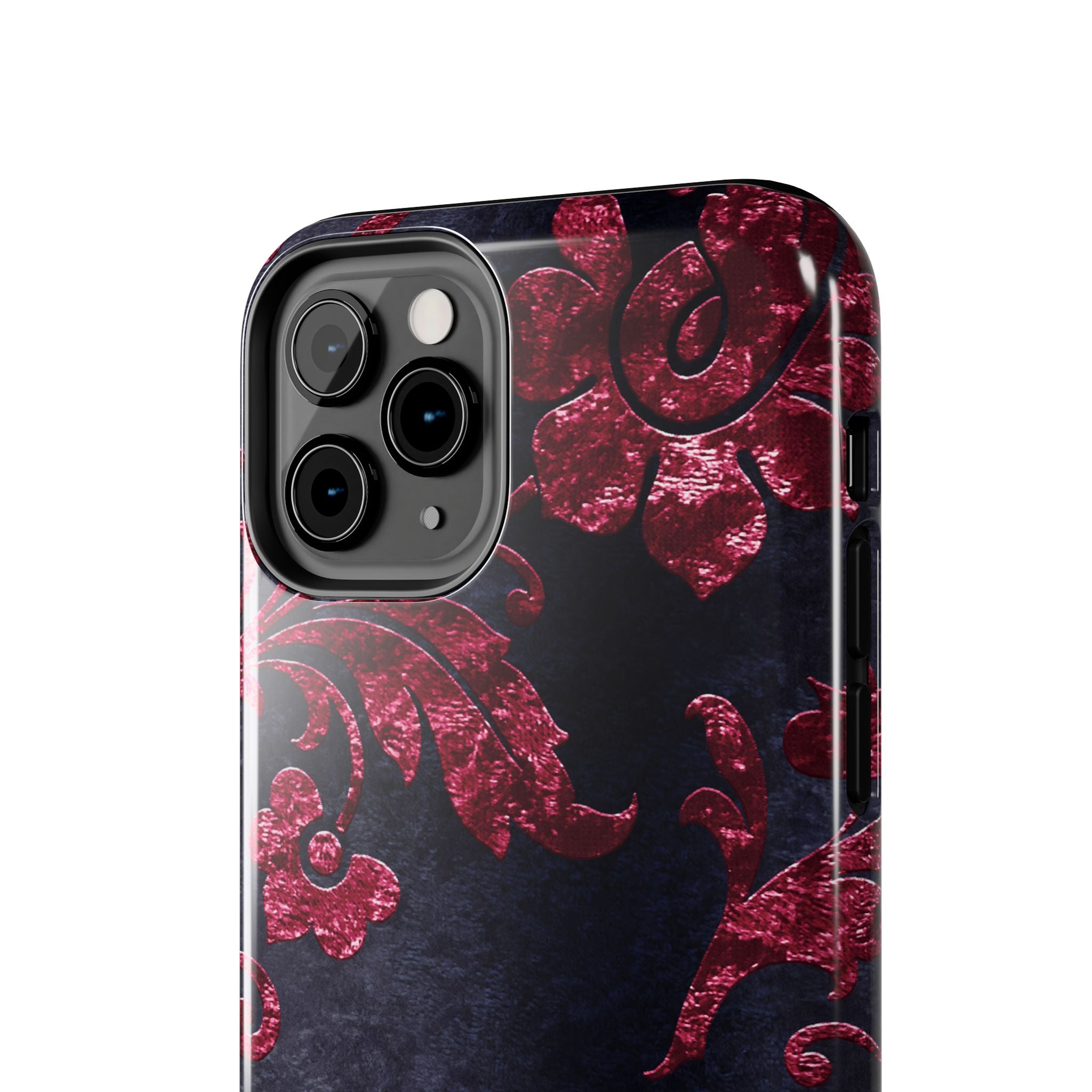 embossed-burgundy-velvet-tough-iphone-case-protective-iphone-cover-heavy-duty-iphone-case-rugged-phone-case-durable-smartphon