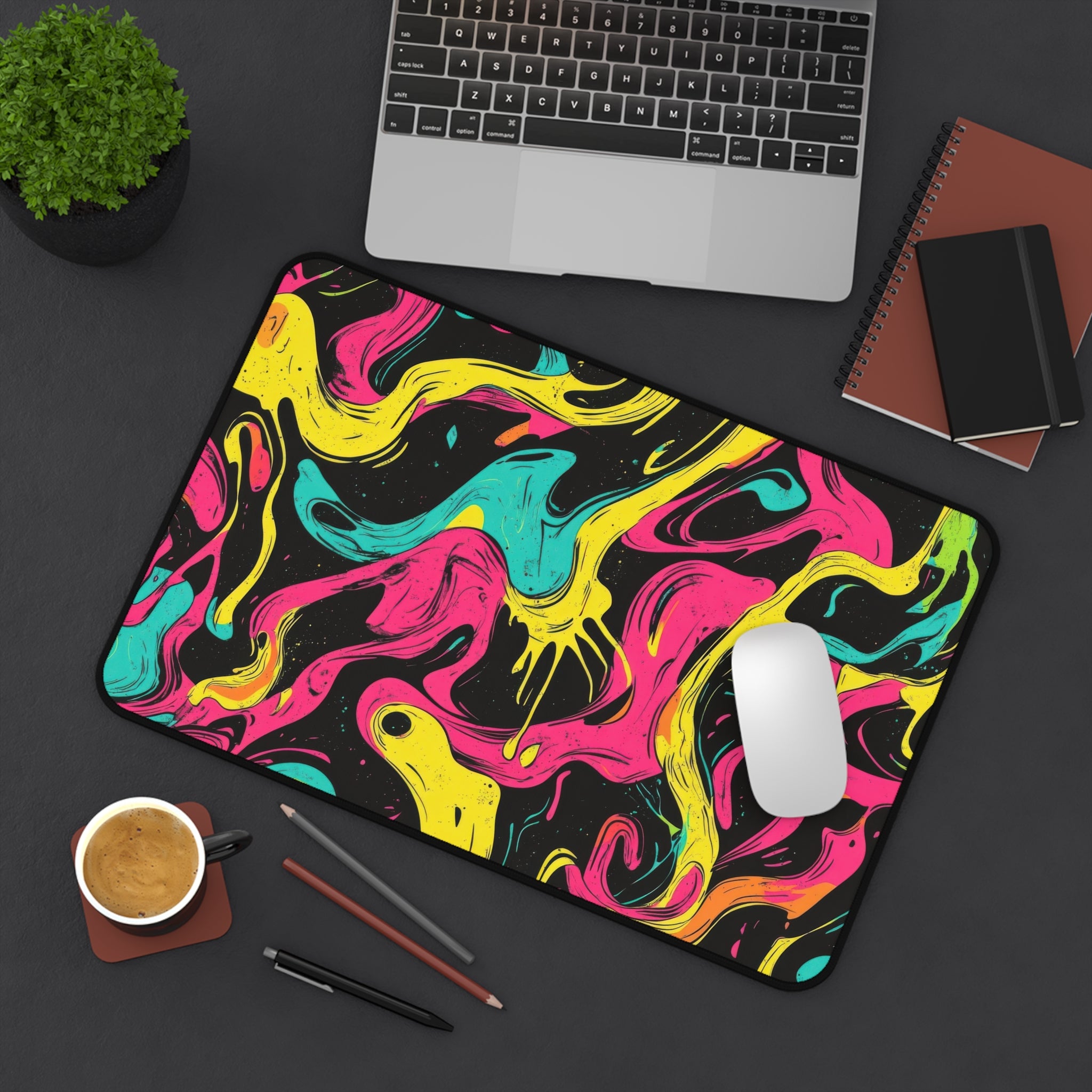 vibrant-multicolor-desk-pad-abstract-mouse-pad-colorful-desk-mat-rainbow-abstract-desk-mat-bright-mousepad