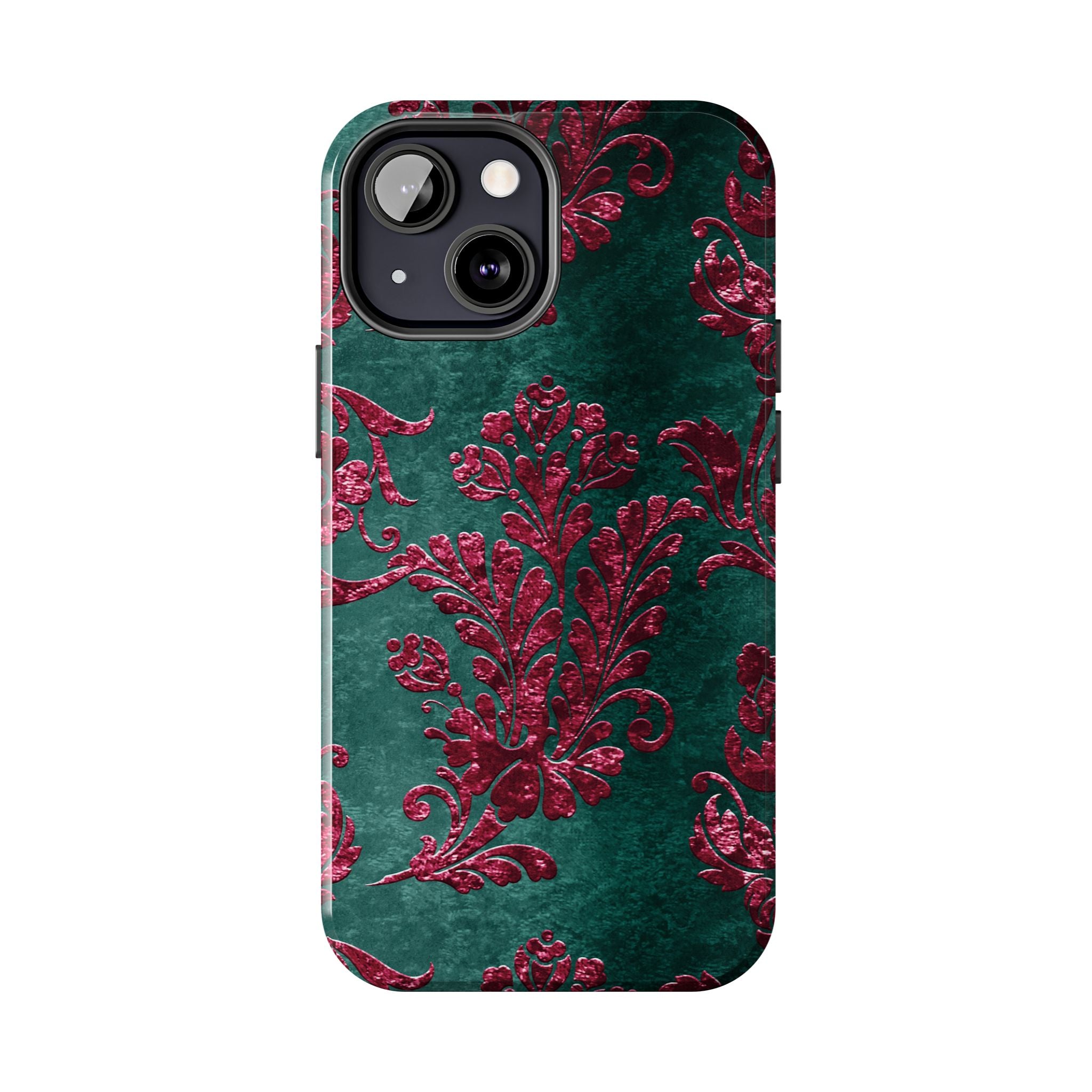 embossed-burgundy-velvet-tough-iphone-case-protective-iphone-cover-heavy-duty-iphone-case-rugged-phone-case-durable-smartphon