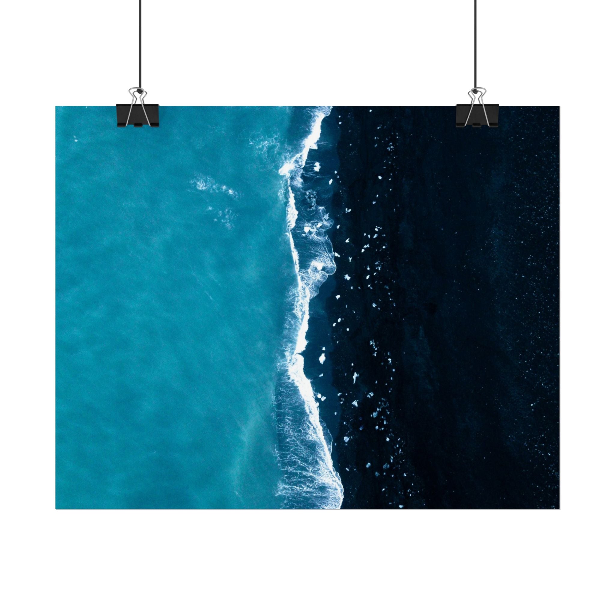 ocean-minimalist-decor-poster-print-beach-wall-art-coastal-photography-blue-ocean-print-sand-landscape-home-office-decoration