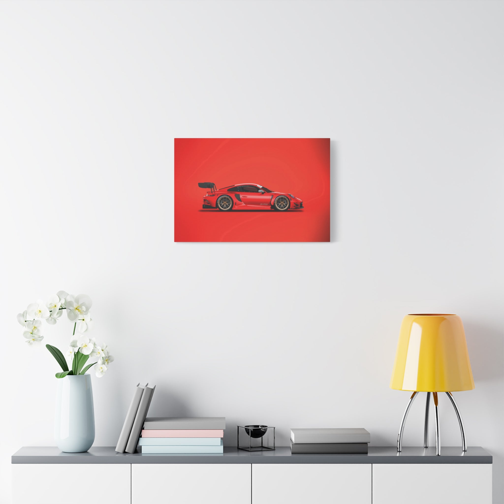 canvas-print-wall-art-porsche-911-red-gt3r-red-supercar-poster-matte-canvas-decor-stretched-large-canvas-wall-art-hypercars-1
