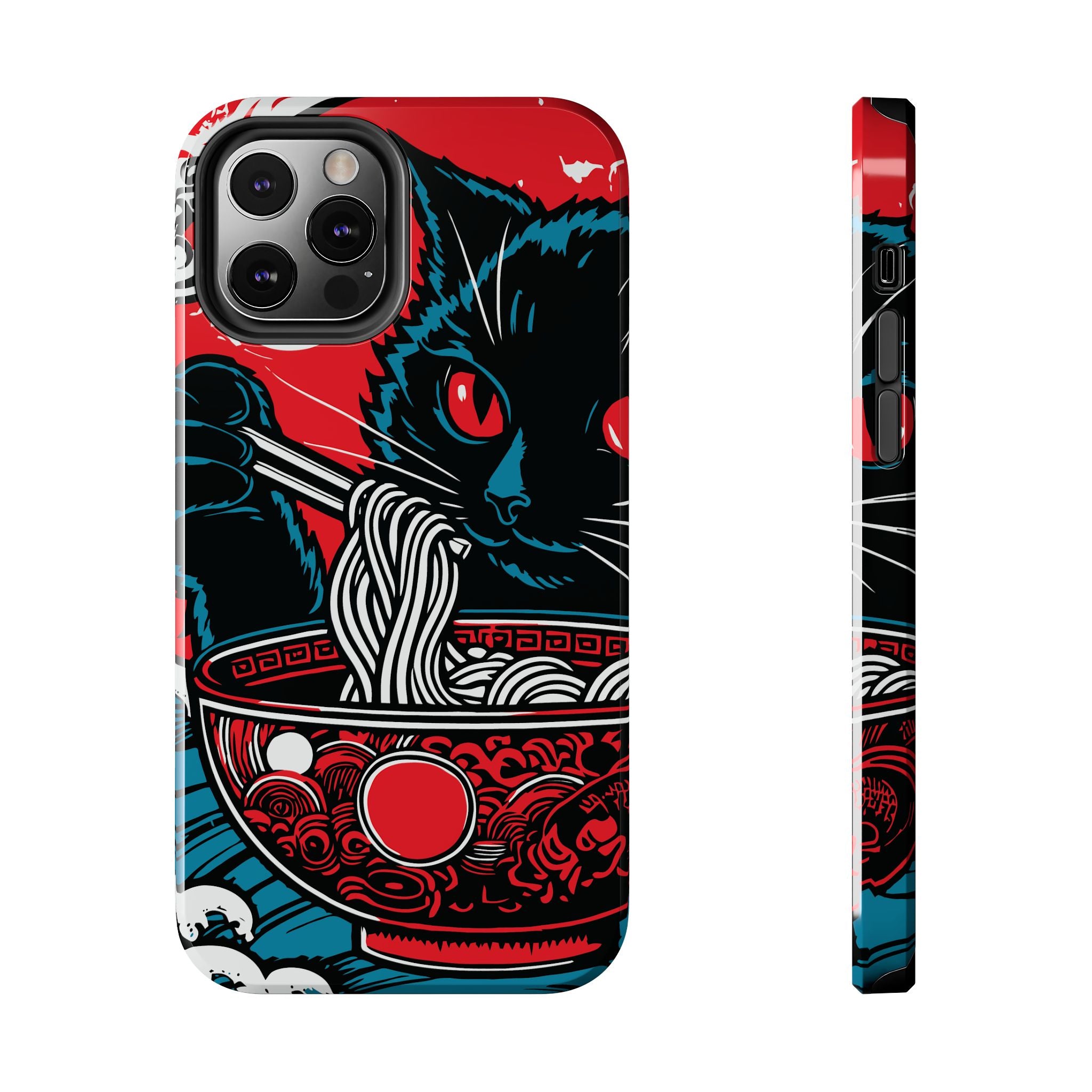 cat-eating-ramen-noodle-tough-iphone-case-japanese-anime-kawaii-protective-cover-anime-lover-gift-unique-iphone-shell-iphone-