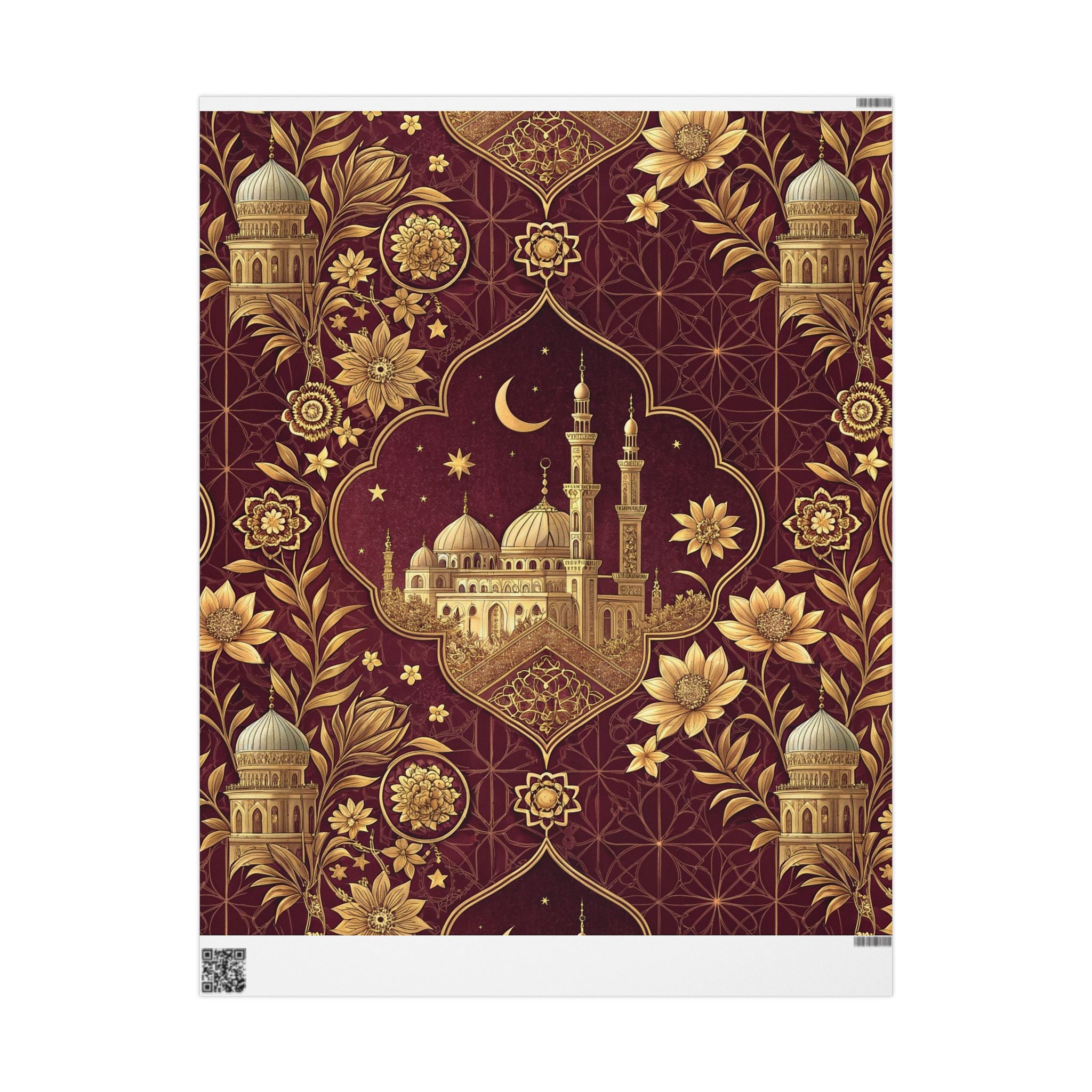 ramadan-night-wrapping-papers-islamic-celestial-gift-wrap-mosque-silhouette-eid-holiday-supplies-festive-present-packaging-re