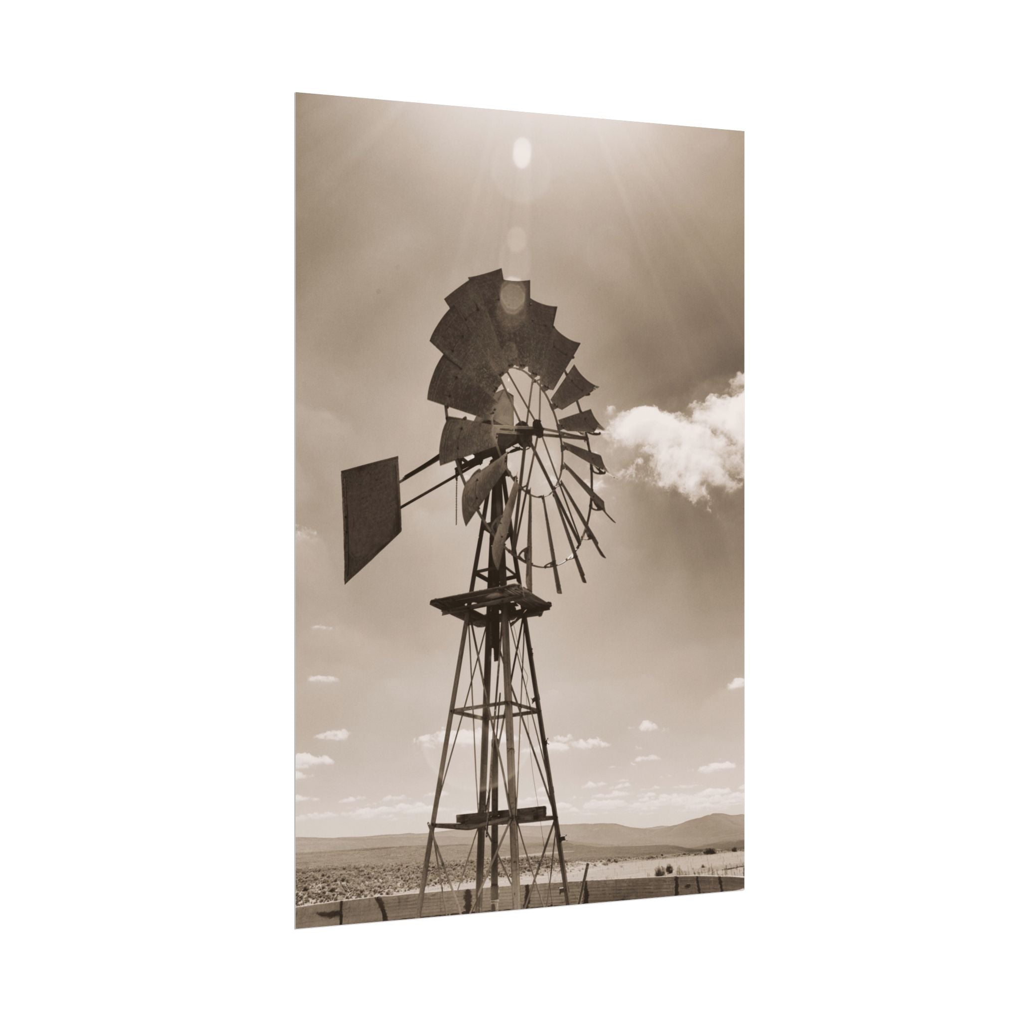 rustic-windmill-photography-poster-print-farm-house-wall-decor-gift-for-farmers-country-home-decor-windmill-wall-art