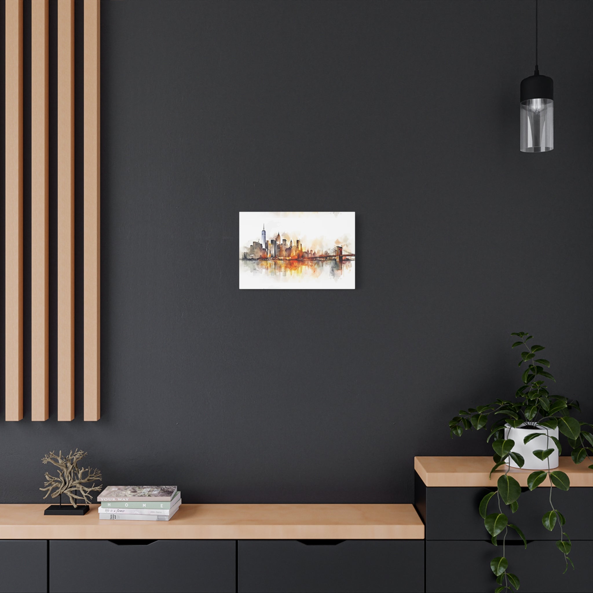 canvas-wall-art-print-watercolor-new-york-city-cityscape-home-decor-matte-stretched-alternative-nyc-wall-decor-urban-landscap