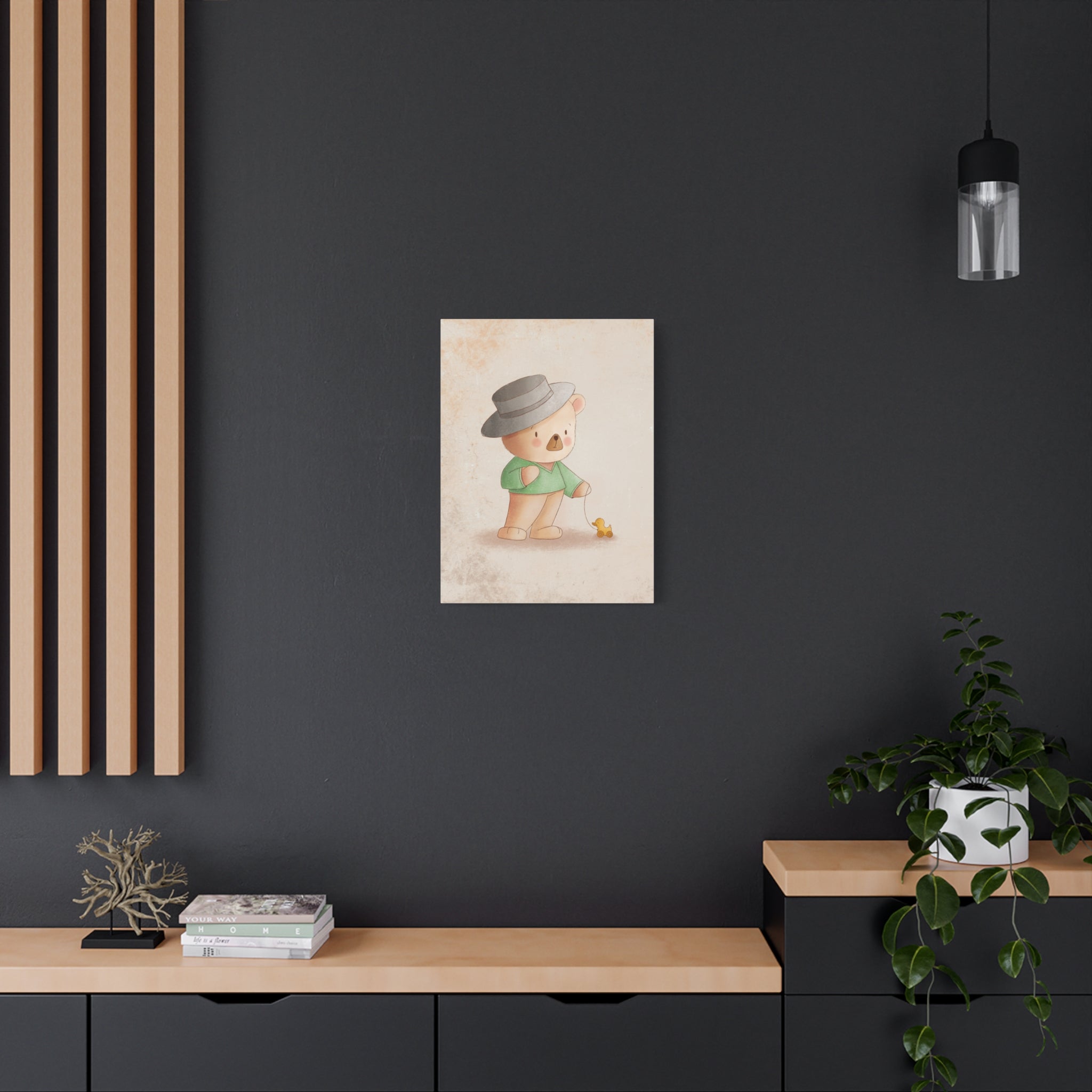 canvas-wall-art-cute-bear-nursery-decor-baby-bear-print-stretched-canvas-nursery-art-cute-bear-decoration-baby-nursery-cute-a