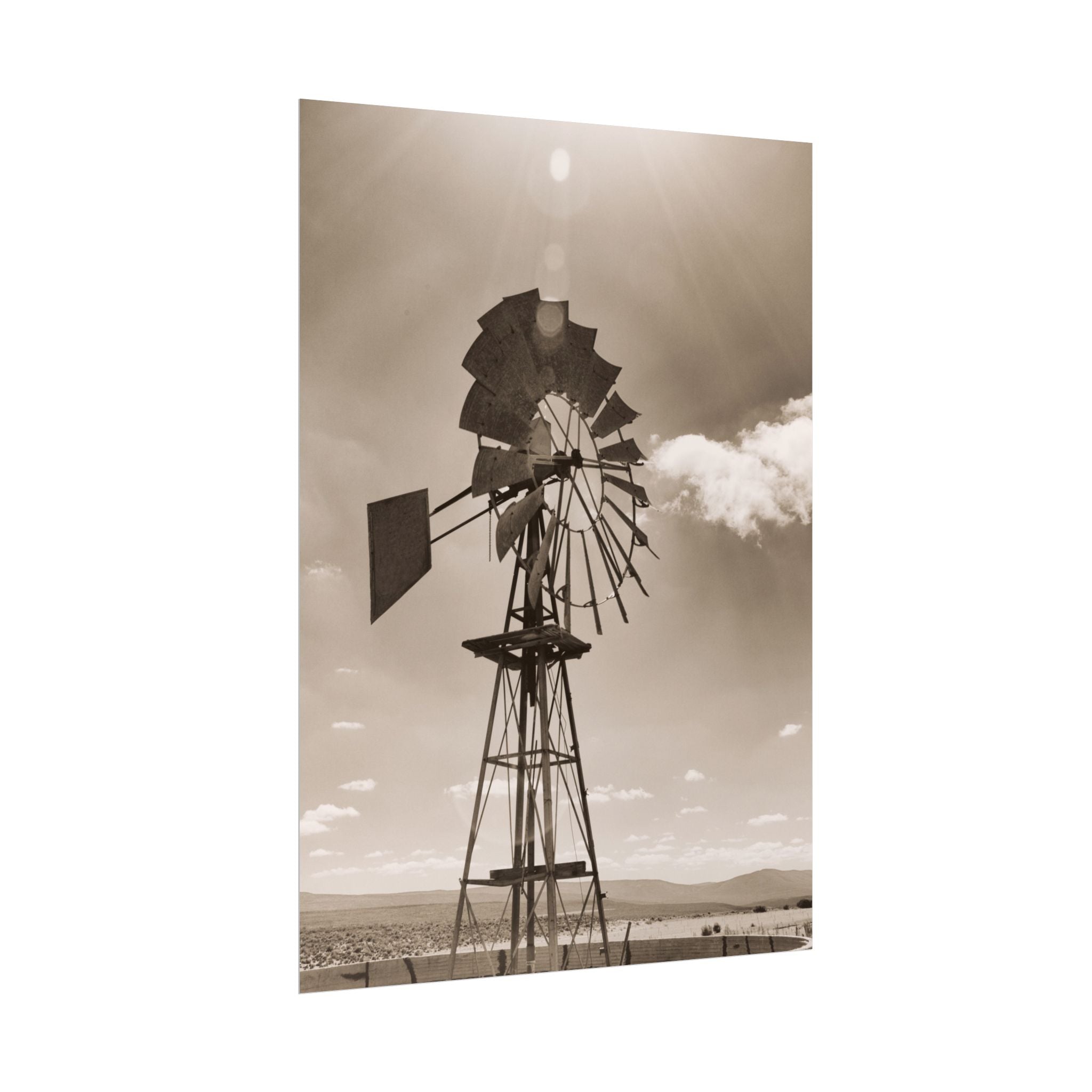 rustic-windmill-photography-poster-print-farm-house-wall-decor-gift-for-farmers-country-home-decor-windmill-wall-art