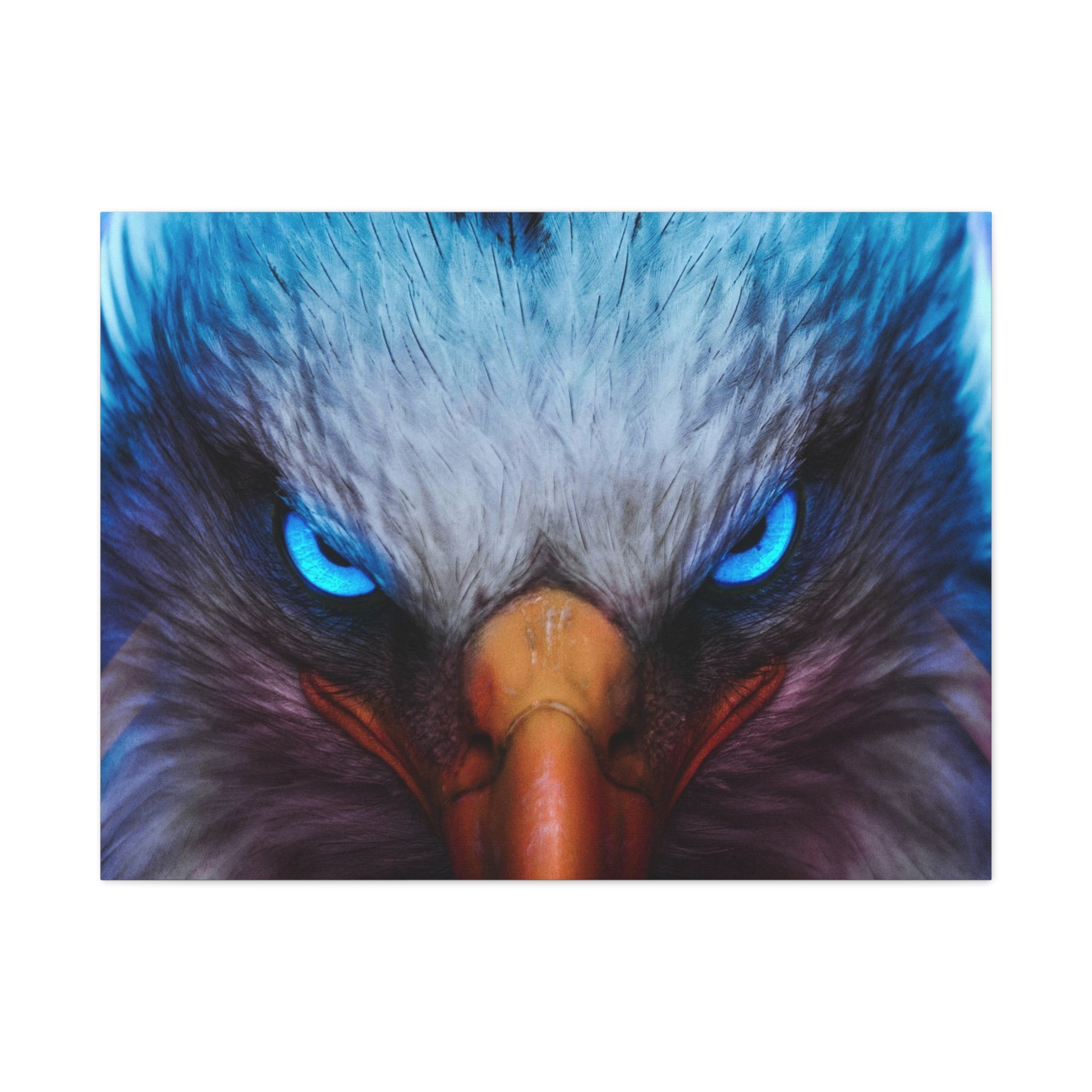 american-eagle-theme-canvas-wall-art-bird-of-prey-decor-eagle-eyes-wall-hanging-matte-stretched-canvas-print-wildlife-artwork