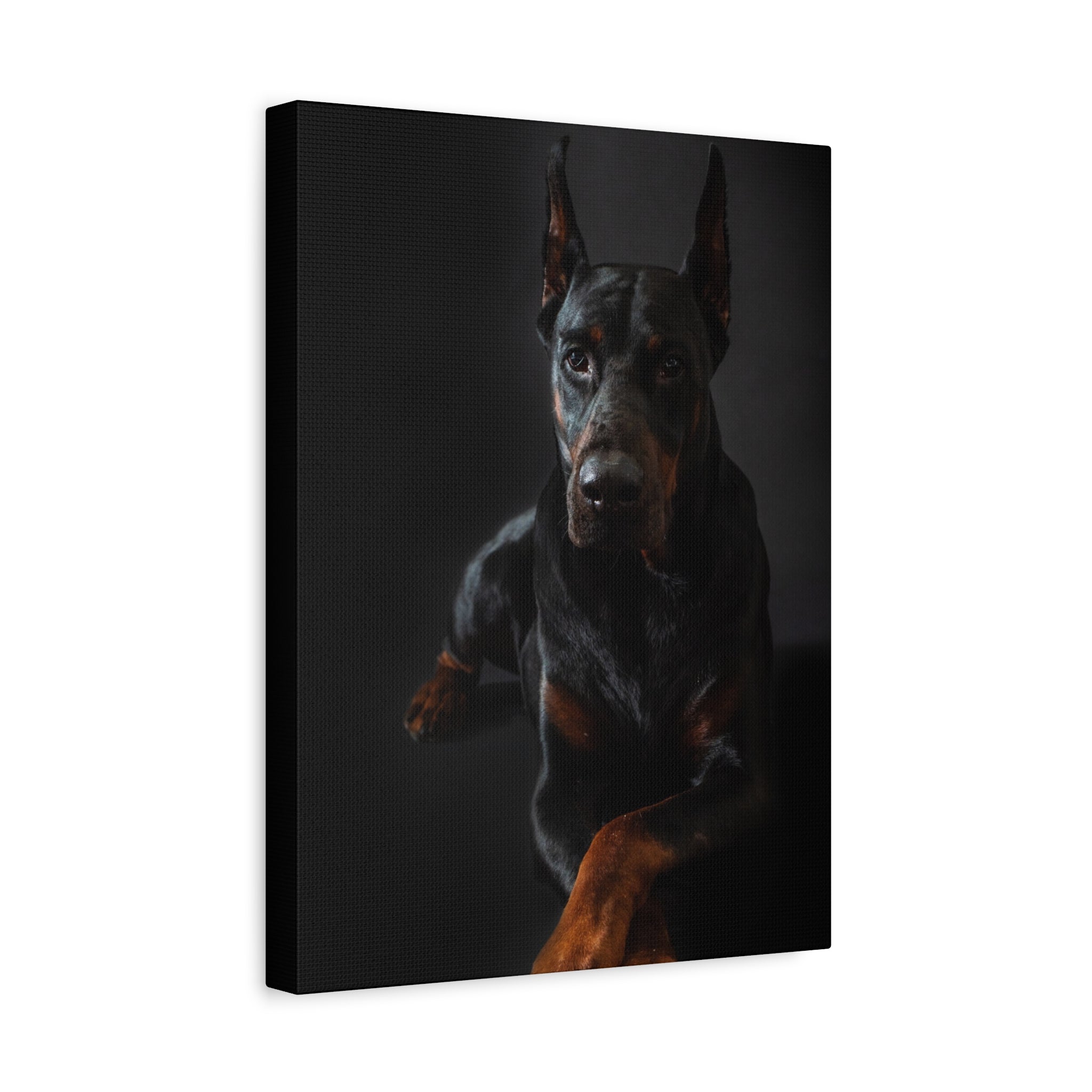 canvas-print-doberman-dog-wall-art-home-decor-office-decor-stretched-matte-canvas-1-25-gift-for-dog-lovers-animal-artwork-pet
