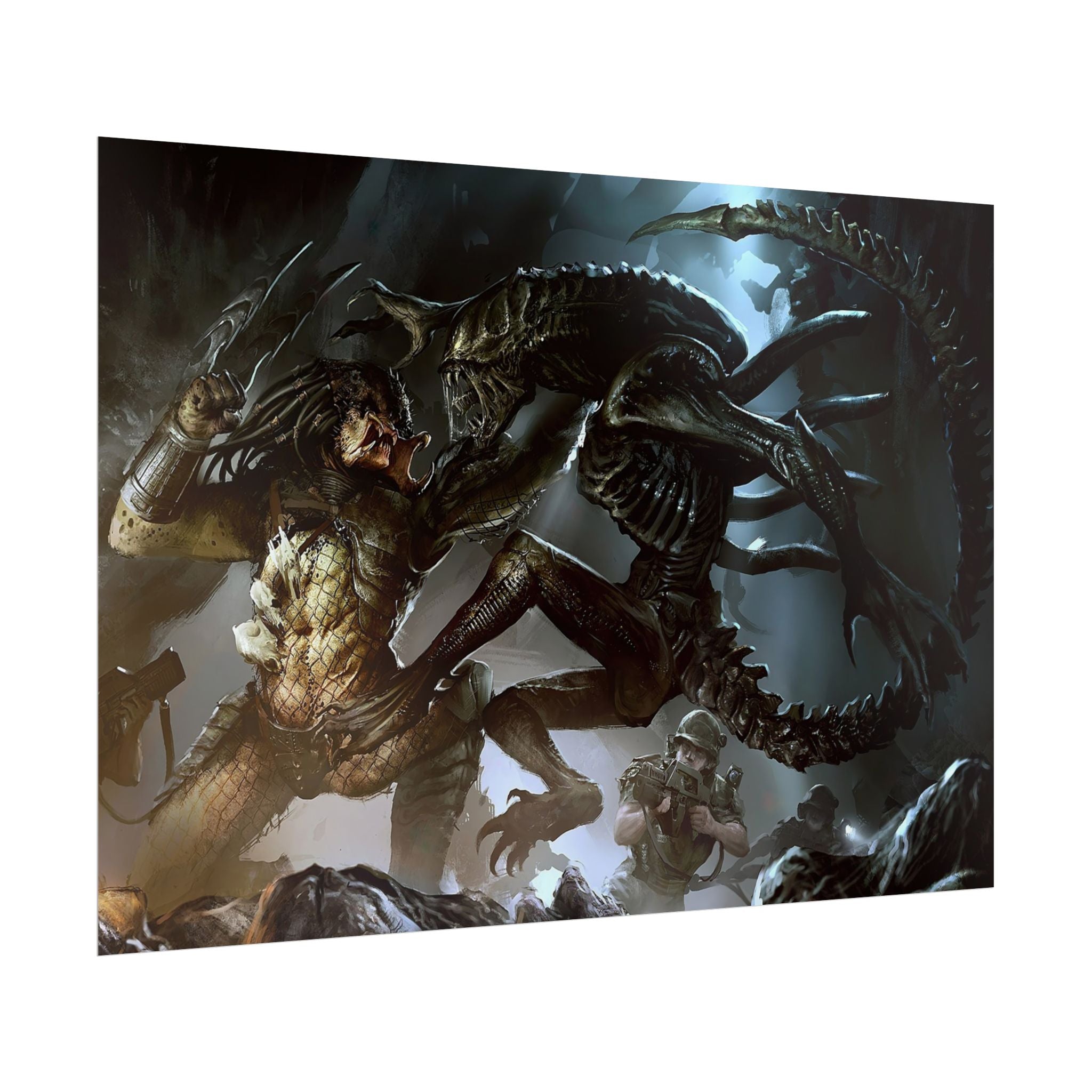 predator-alien-poster-print-xenomorph-si-fi-home-decor-movie-poster-pretador-fantasy-art