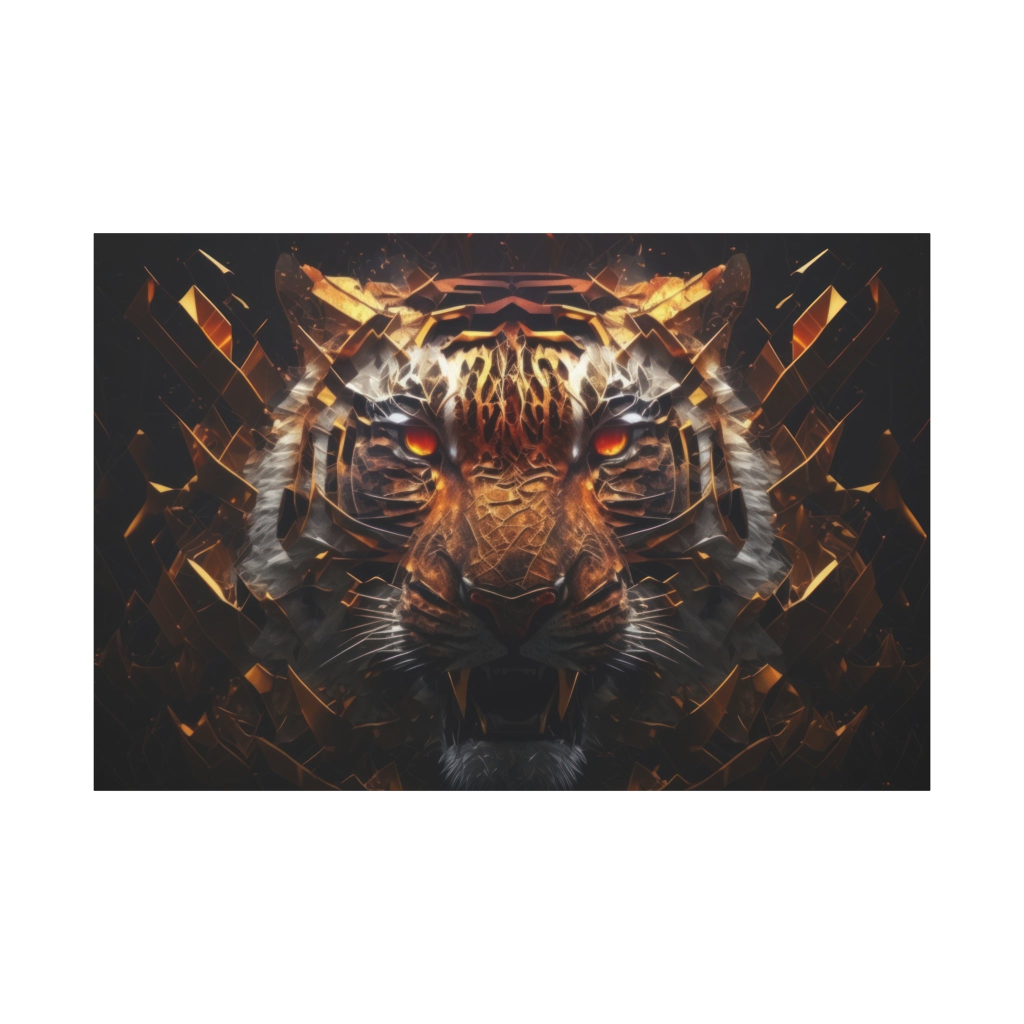 canvas-print-tiger-face-predator-fantasy-art-home-living-room-decor-matte-stretched-wall-art-animal-art-tiger-canvas