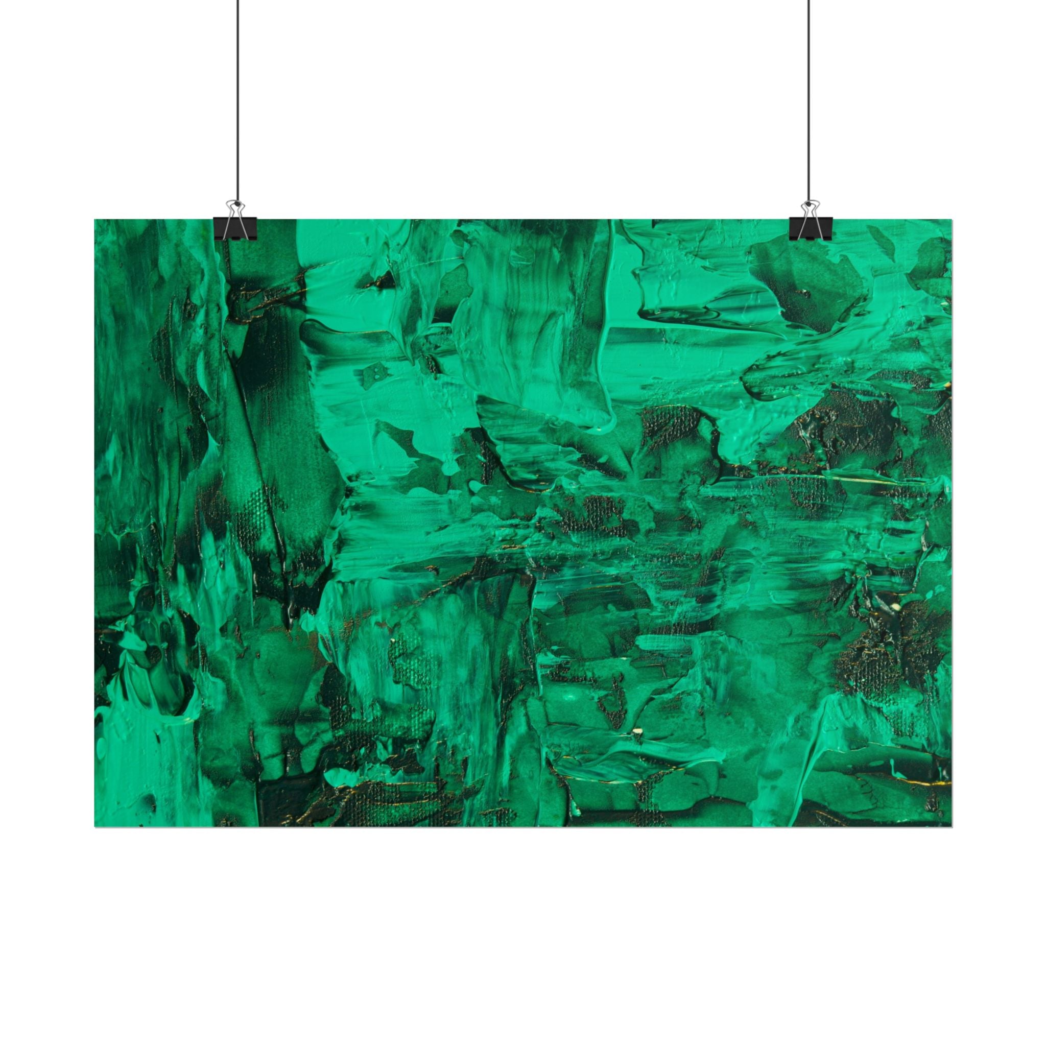 Abstract Green Poster Wall Art, Home Decor, Office Decor, Green Canvas Bedroom, Green Poster Print, Modern Art, Green Wall Decor