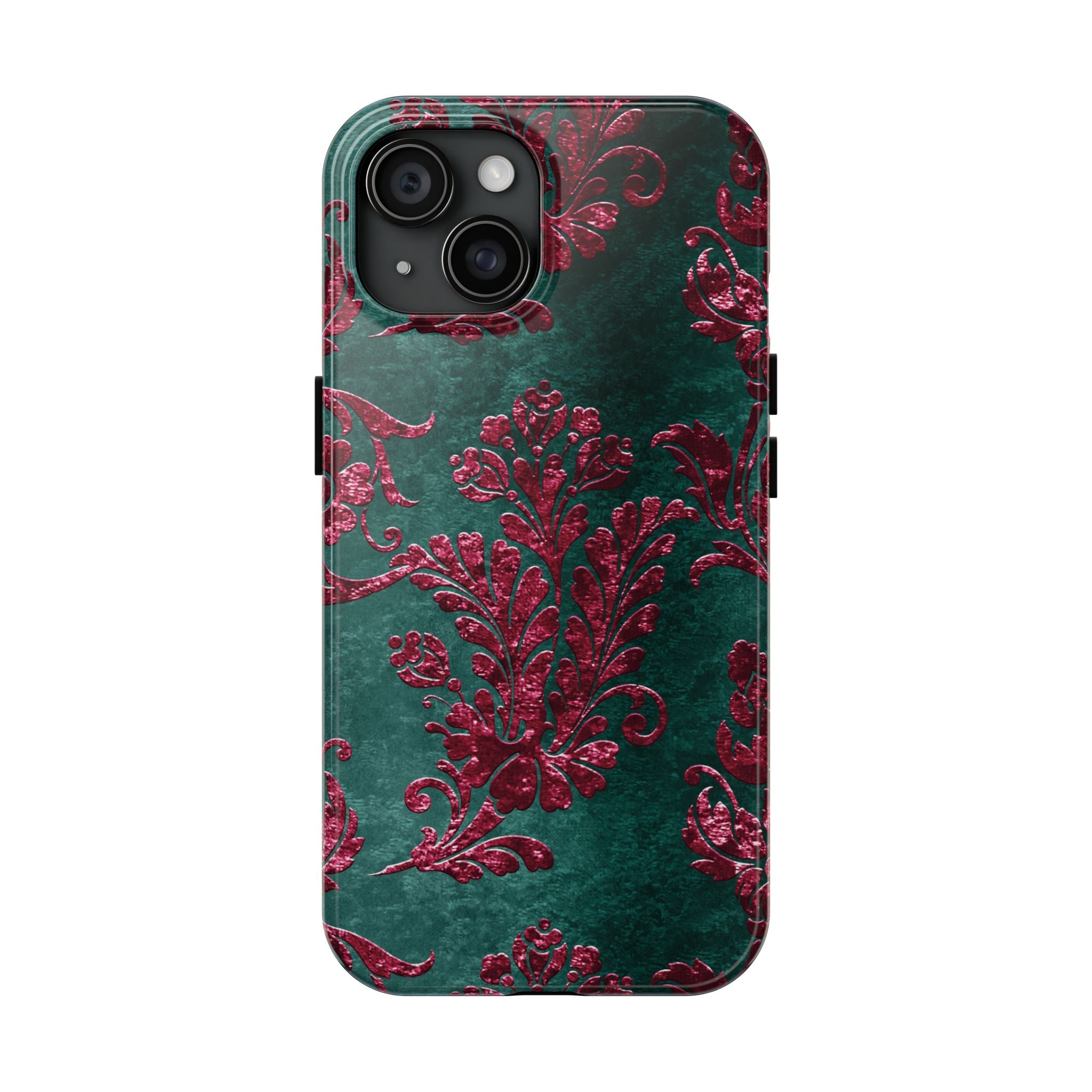 embossed-burgundy-velvet-tough-iphone-case-protective-iphone-cover-heavy-duty-iphone-case-rugged-phone-case-durable-smartphon