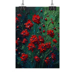red-wildflowers-poster-print-impasto-oil-painting-look-stretched-wall-art-home-decor-floral-print-gift-for-nature-lover