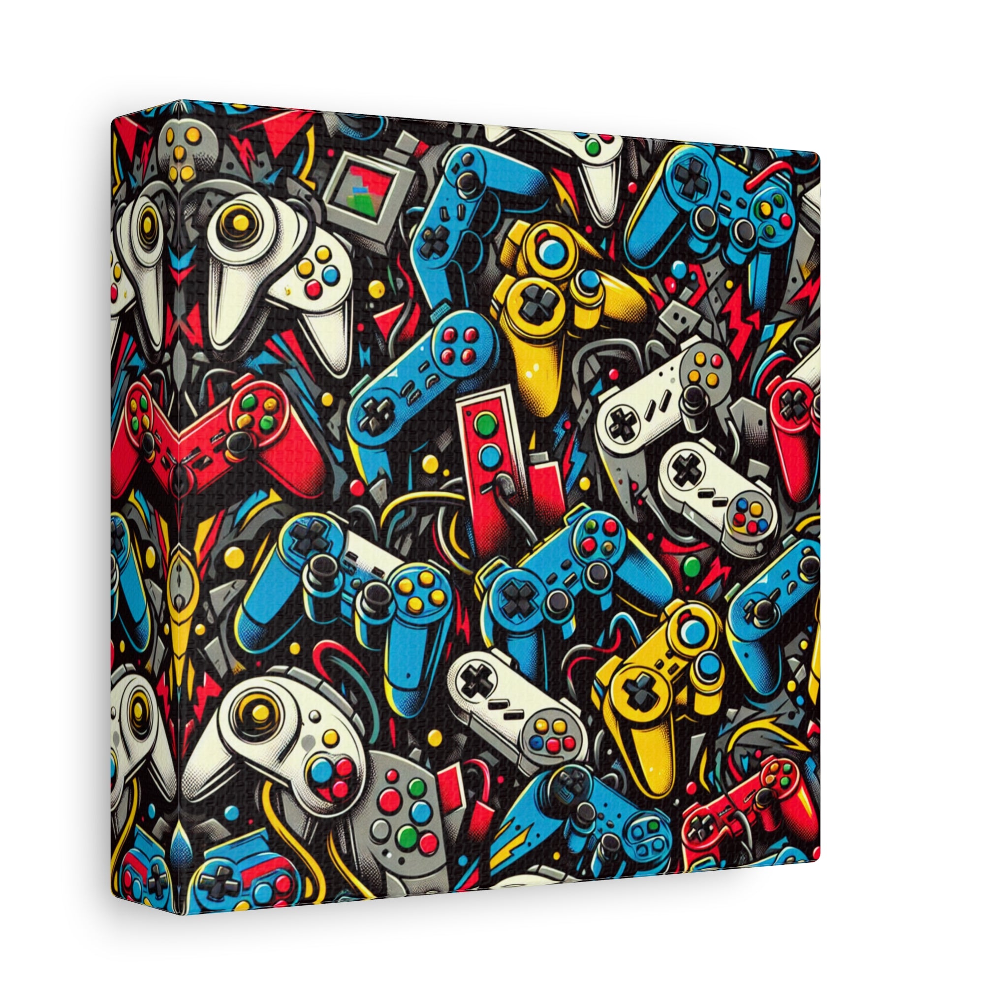 canvas-art-video-game-controller-graffiti-wall-decor-gamer-gift-teen-room-decor-boys-room-art-gaming-wall-print-man-cave-deco