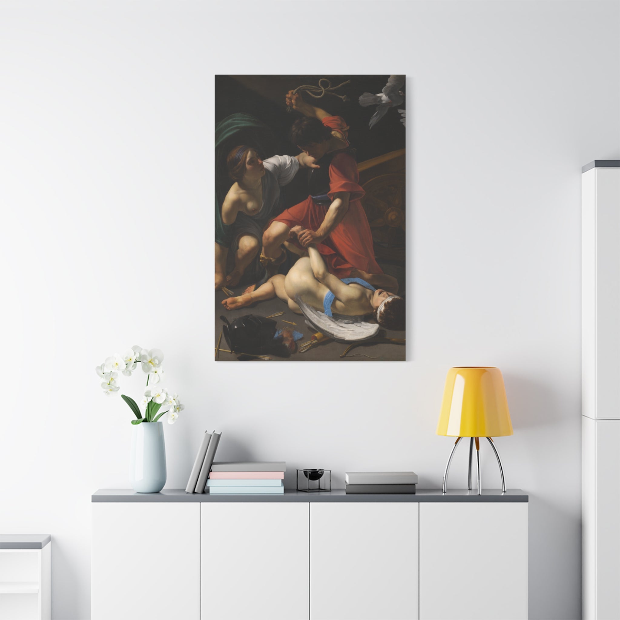 canvas-print-cupid-chastised-bartolomeo-manfredi-1613-matte-canvas-wall-art-stretched-1-25-inch-classic-art-decor-artwork