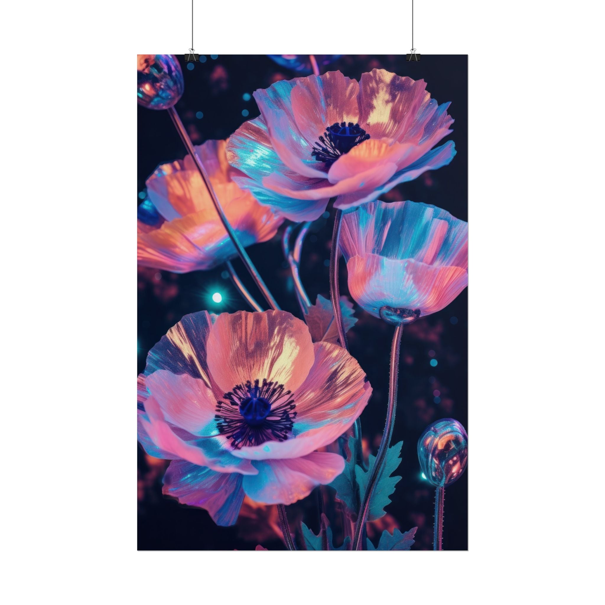 poppy-flower-poster-art-pearl-floral-wall-art-floral-print-flower-print-nature-wall-decor-flower-wall-decor-housewarming-gift