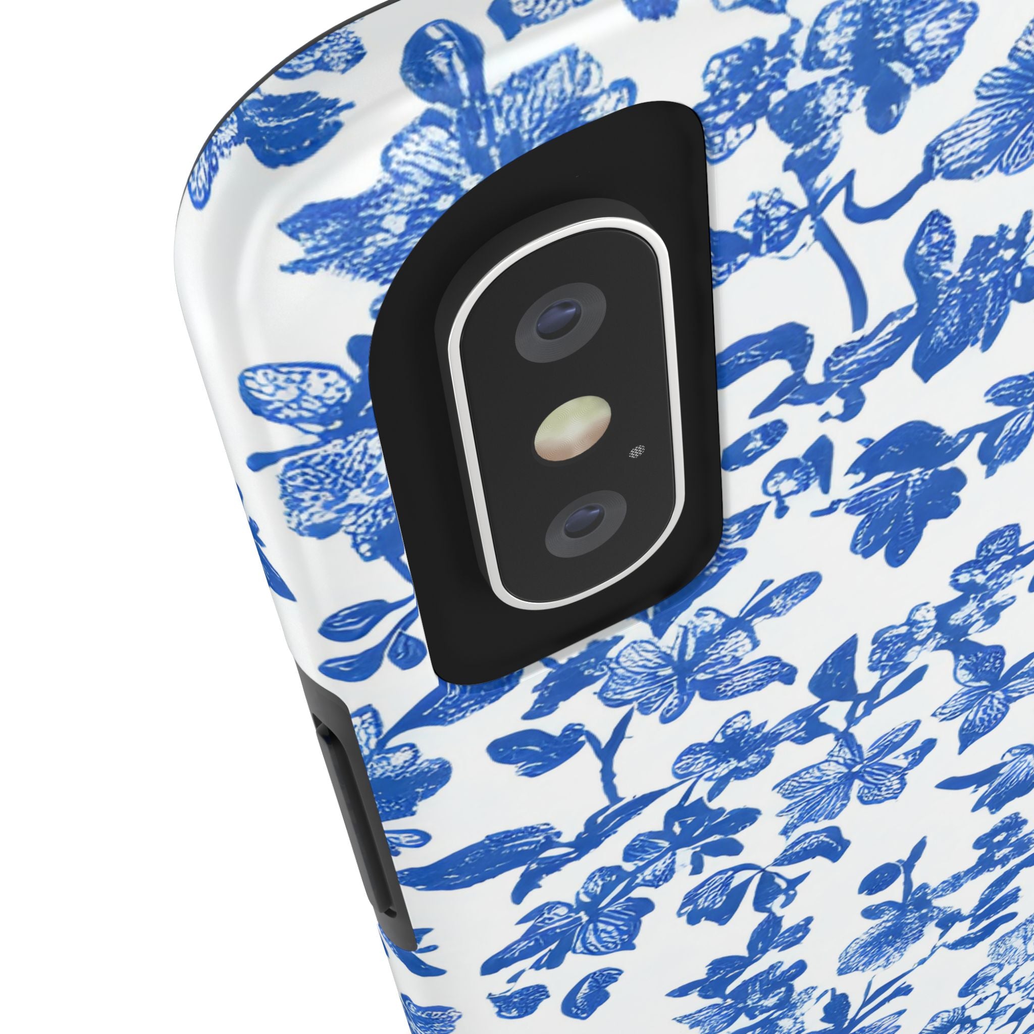 french-toile-floral-tough-iphone-case-blue-iphone-cover-protective-iphone-case-hard-shell-iphone-case-vintage-design-phone-ca