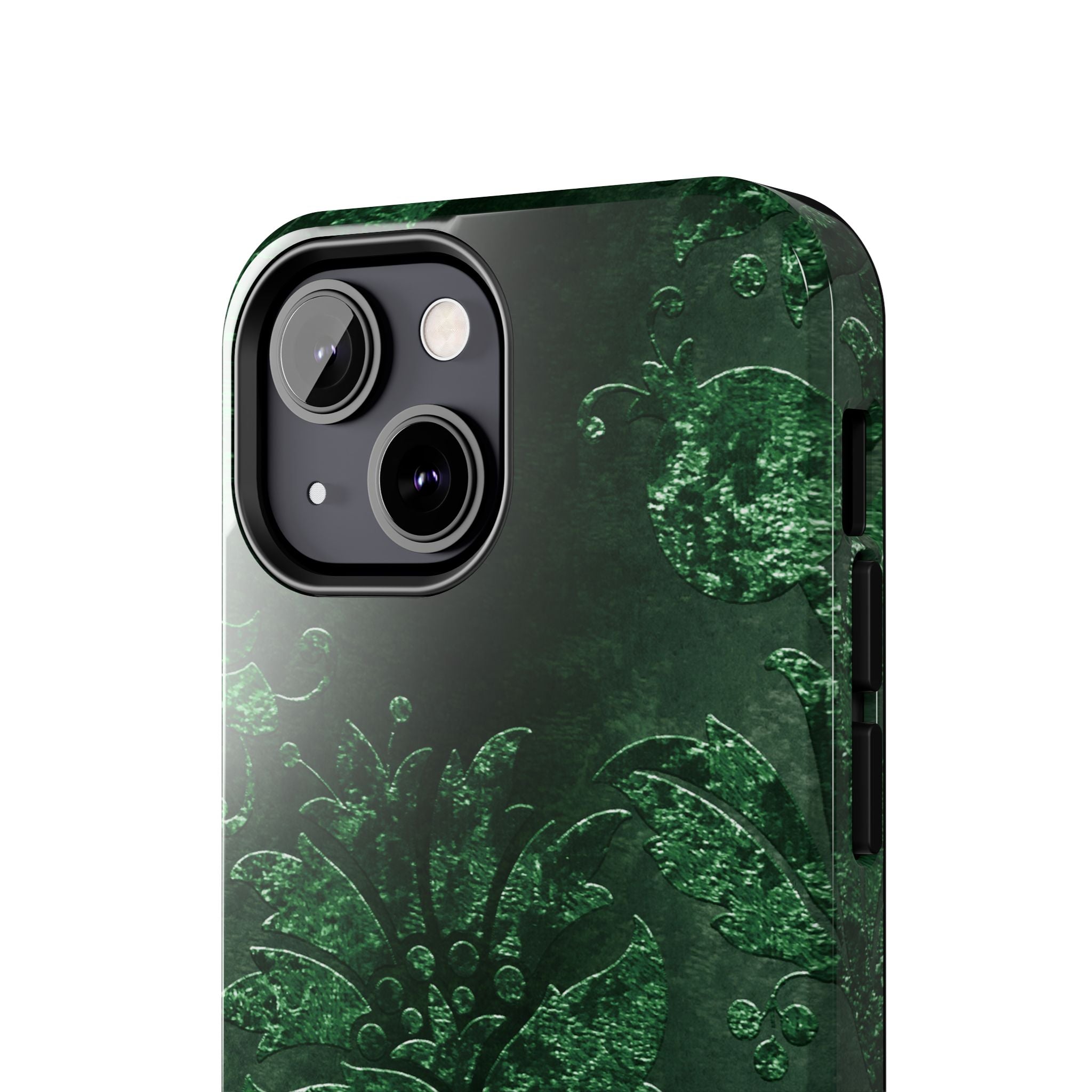embossed-emerald-velvet-tough-iphone-case-protective-iphone-cover-heavy-duty-iphone-case-rugged-phone-case-durable-smartphone