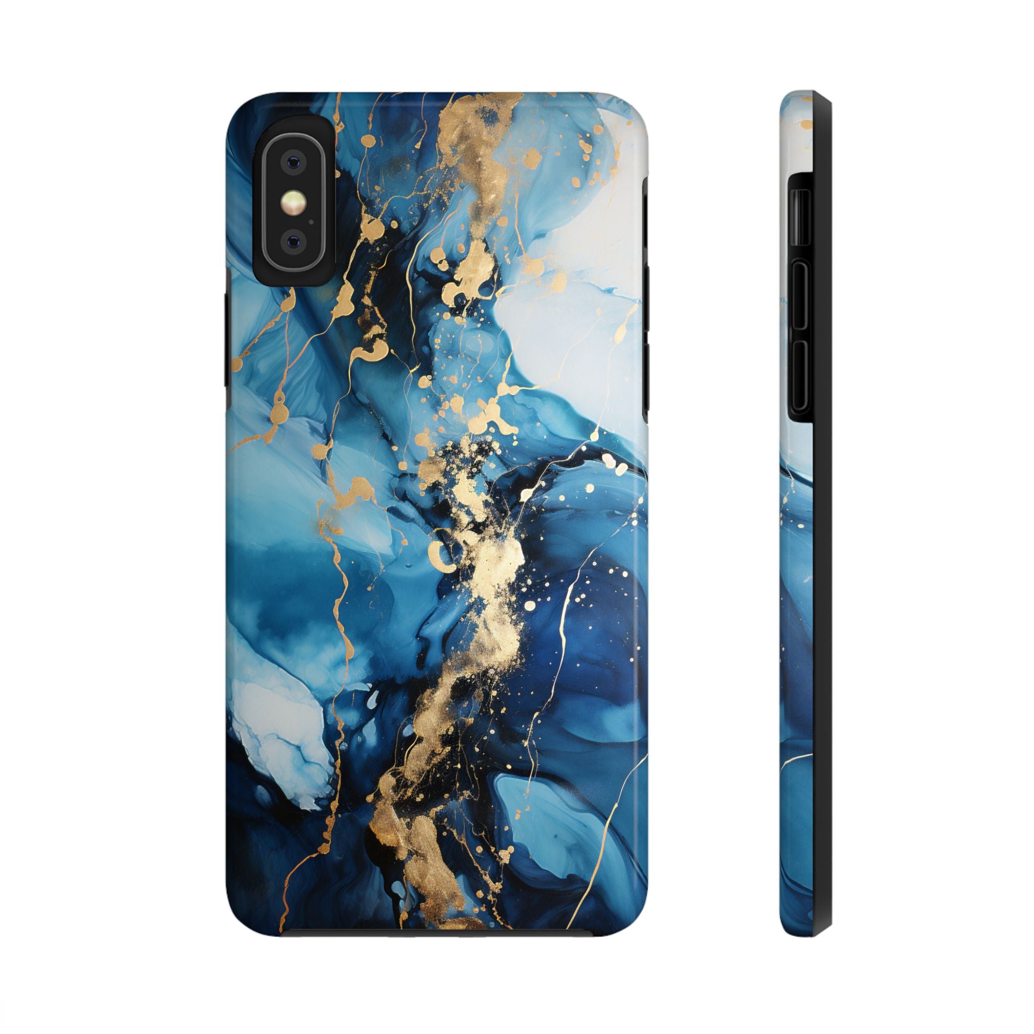blue-gold-marble-iphone-tough-case-elegant-minimalist-protective-cover-stylish-phone-shell-hard-shell-iphone-case-trendy-acce