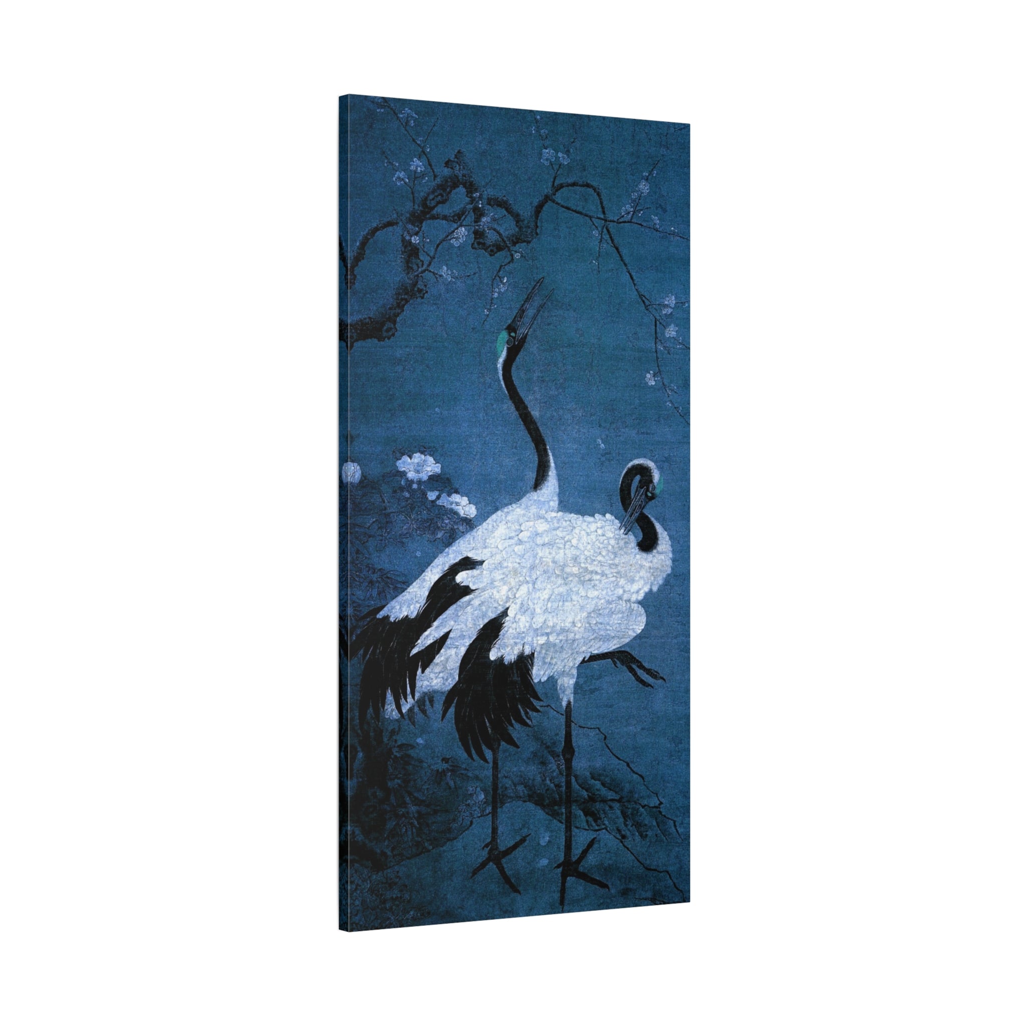 canvas-wall-art-snow-plum-twin-cranes-painting-home-decor-nature-print-japanese-art-gift-cranes-wall-decor-cranes-canvas-prin
