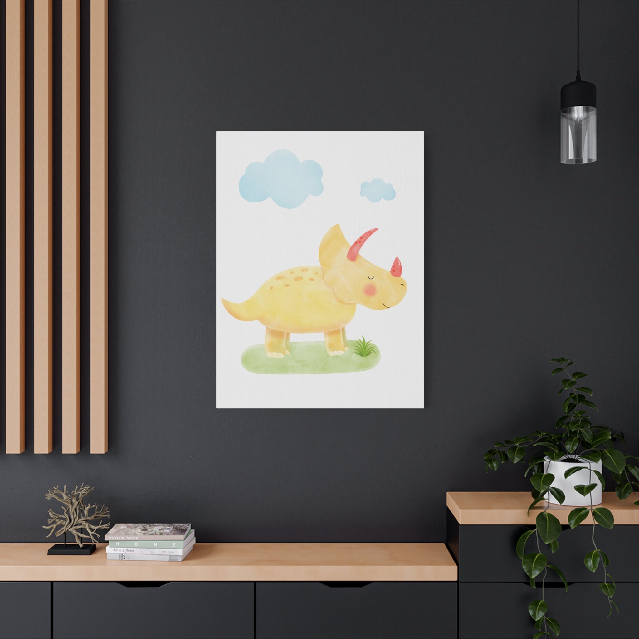canvas-wall-art-cute-yellow-dino-nursery-decor-baby-dinosaur-print-nursery-art-cute-dinosaur-decoration-baby-nursery-dinosaur