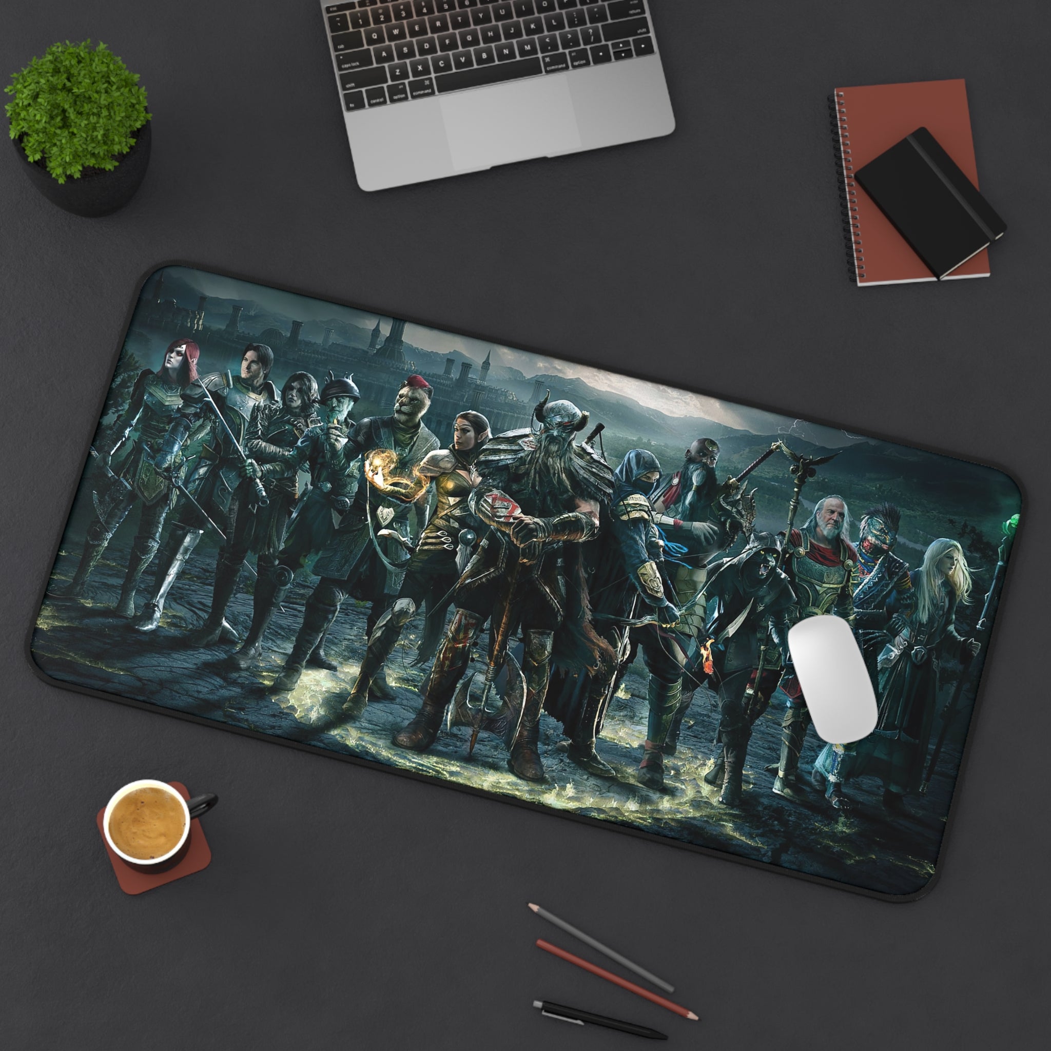 the-elder-scrolls-online-characters-deskpad-the-elder-scrolls-elsweyr-mousepad-gaming-desk-mat-dragon-and-viki