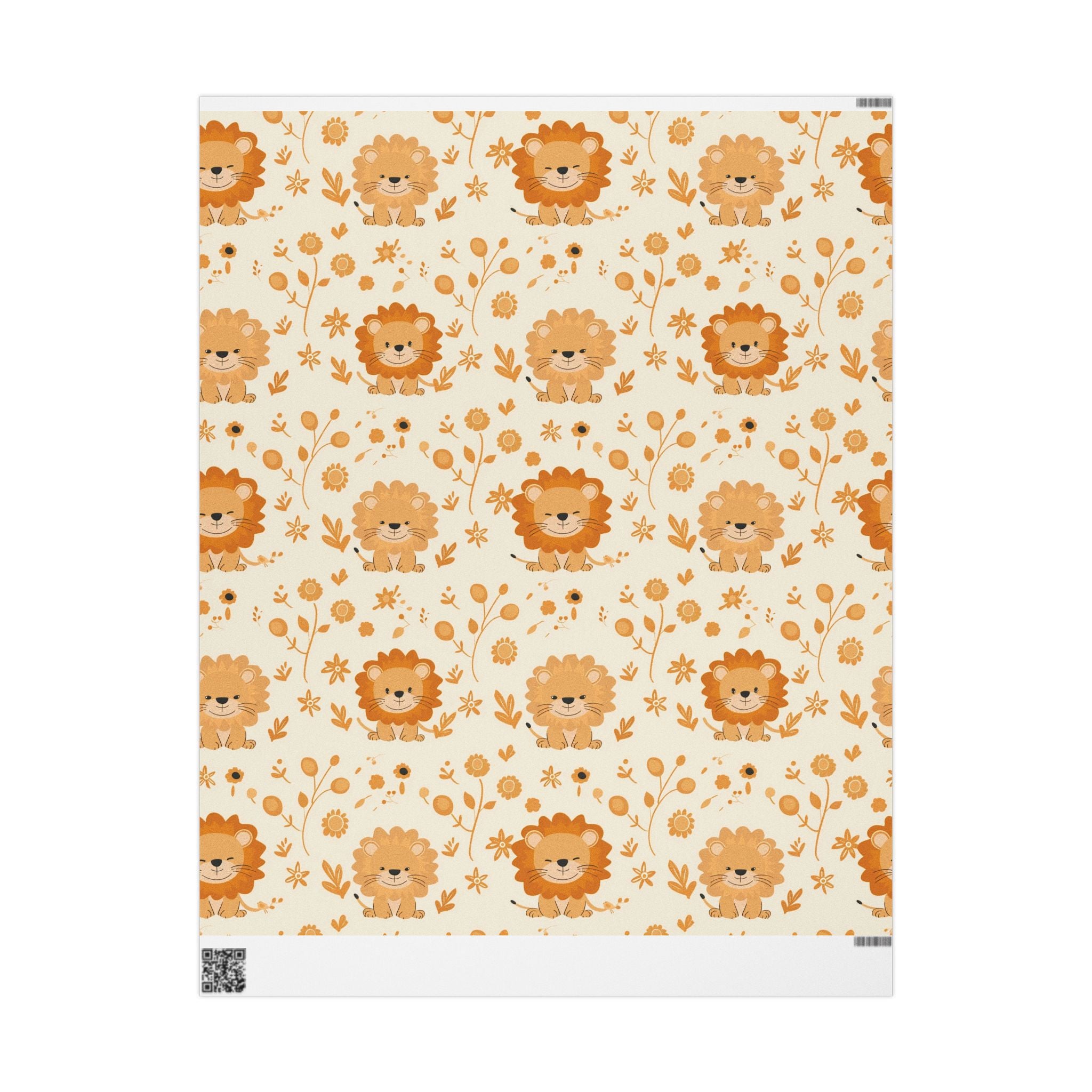 cut-lion-jungle-party-gift-wrap-paper-for-birthdays-and-holidays-30x72-inch-fun-wrapping-sheets-baby-gift-wrap-celebratory