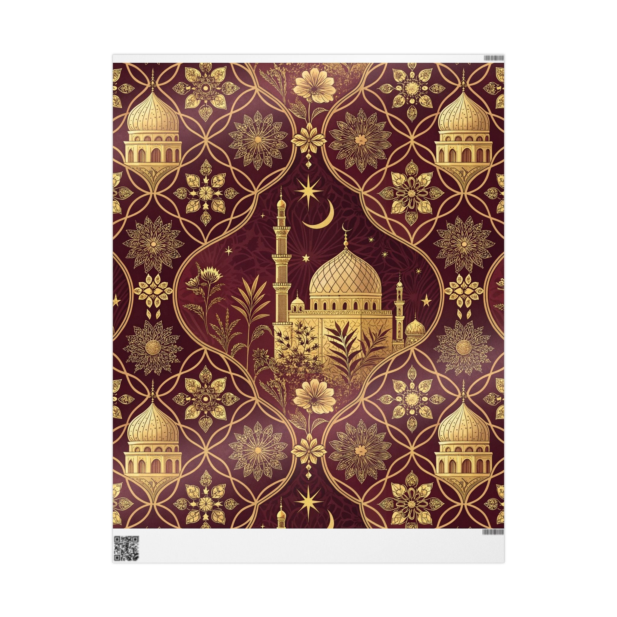 ramadan-night-wrapping-papers-islamic-celestial-gift-wrap-mosque-silhouette-eid-holiday-supplies-festive-present-packaging-re